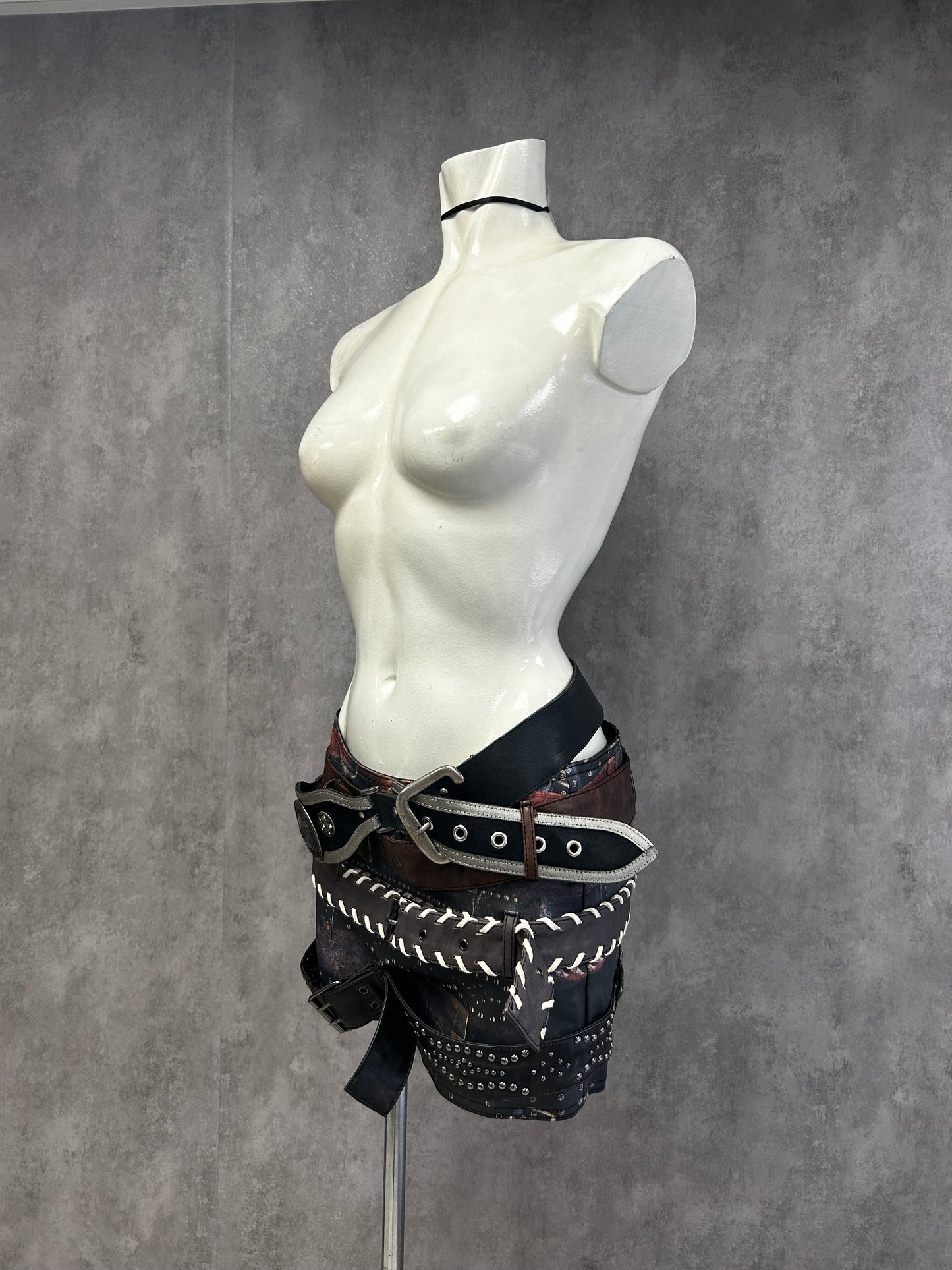 Jaded London mini belt skirt