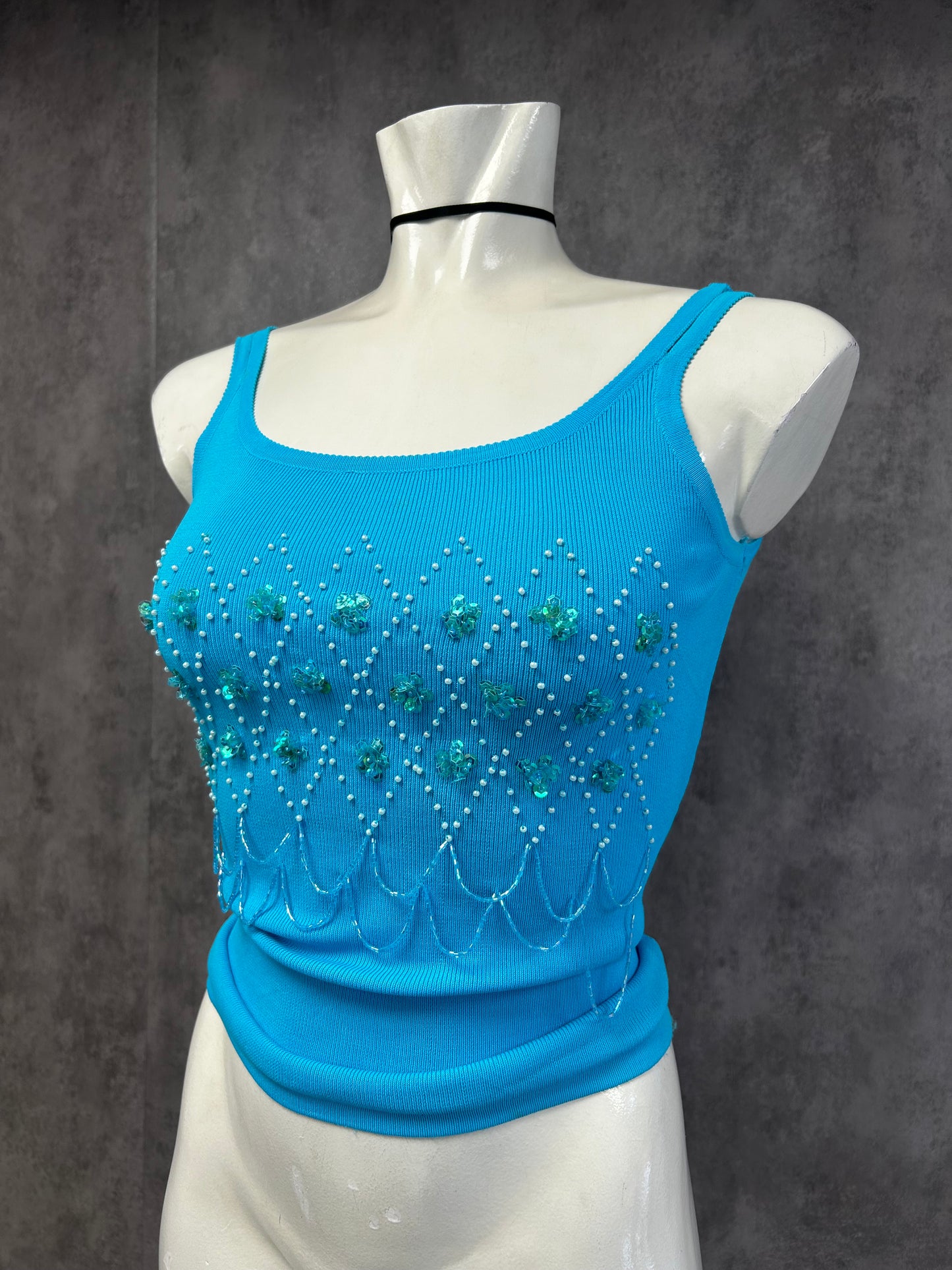 Vintage sequin top