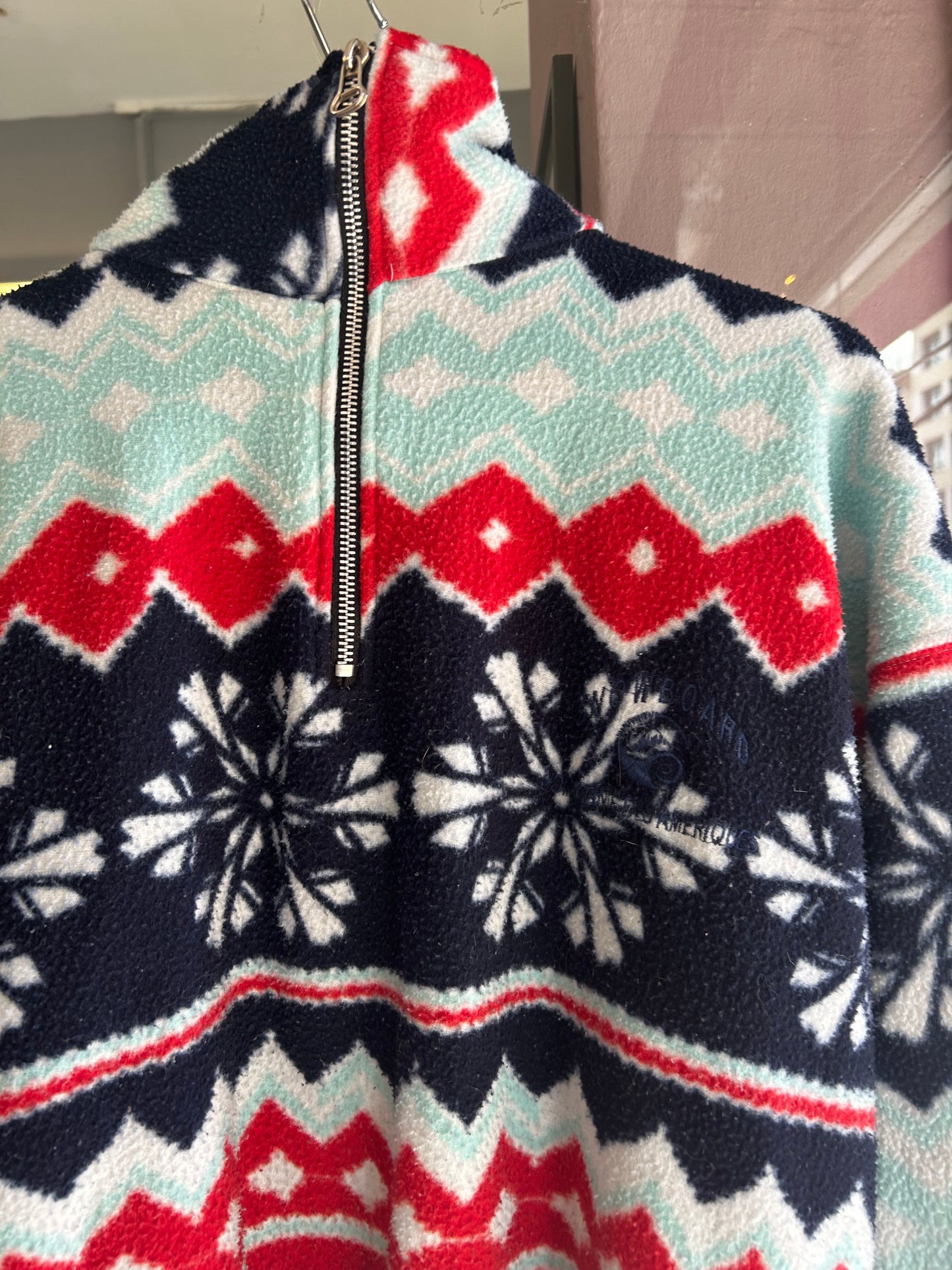 Vintage patterned fleece