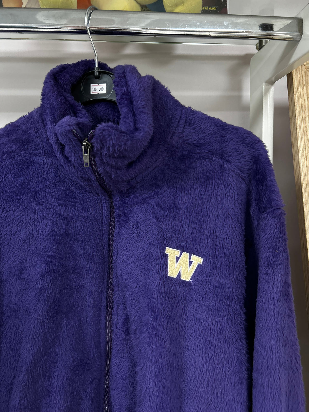 Champion purple fluffy fleece