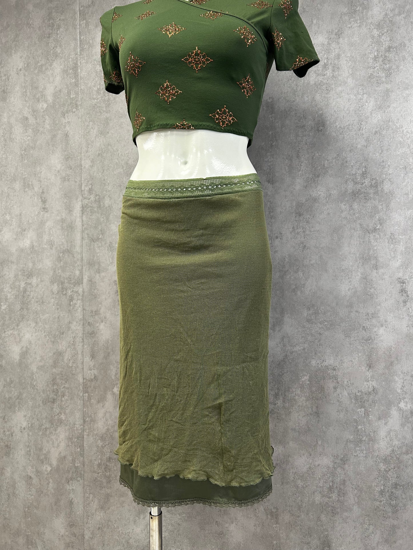 Kookai mesh skirt
