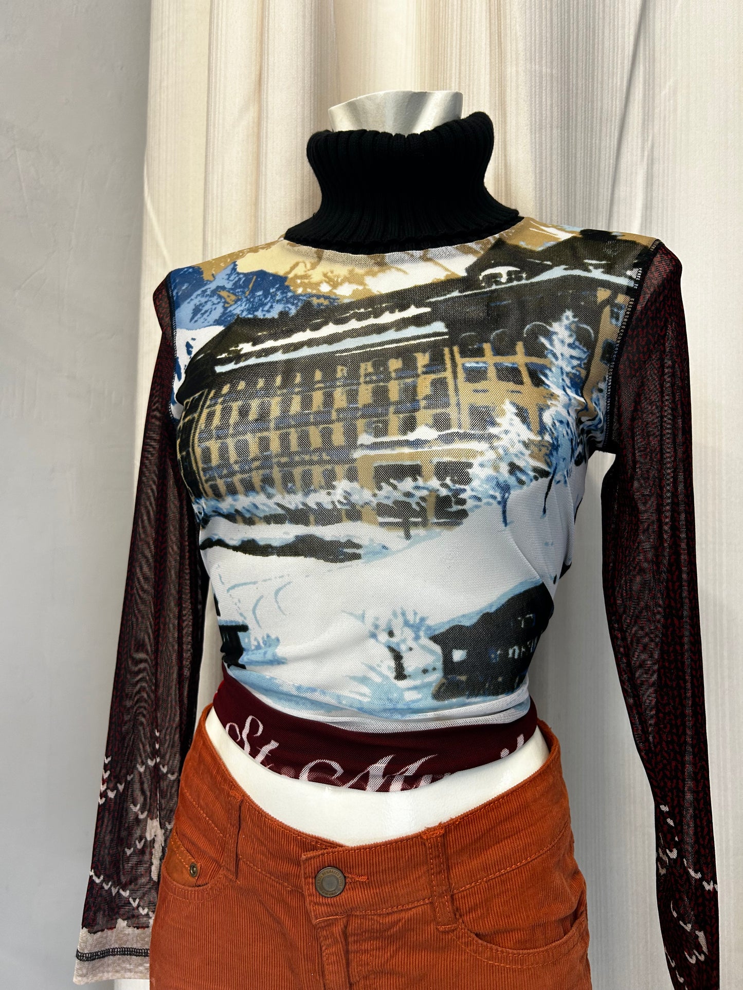 S Oliver mesh top