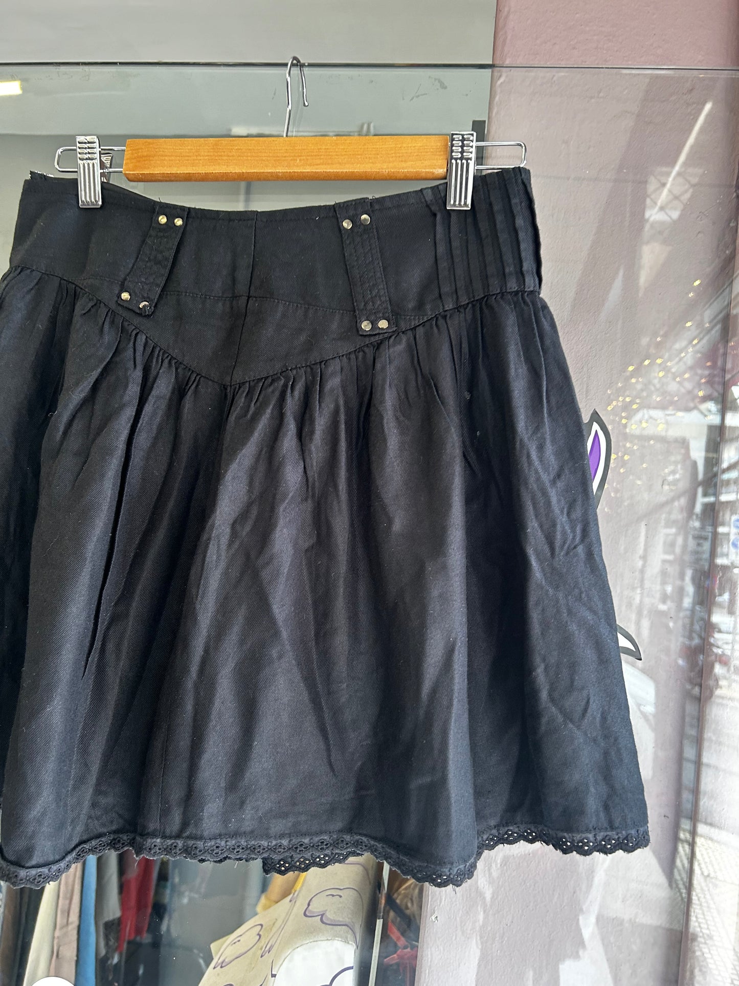 Black alt skirt