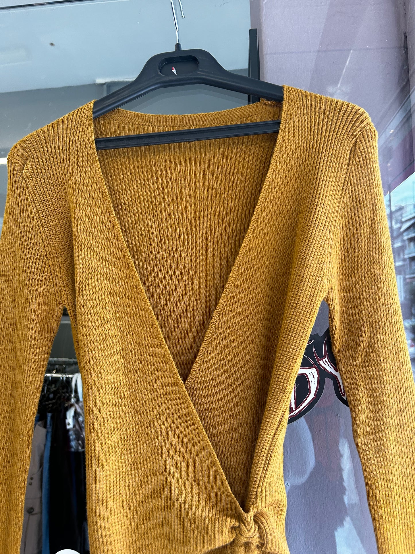 Mustard yellow top