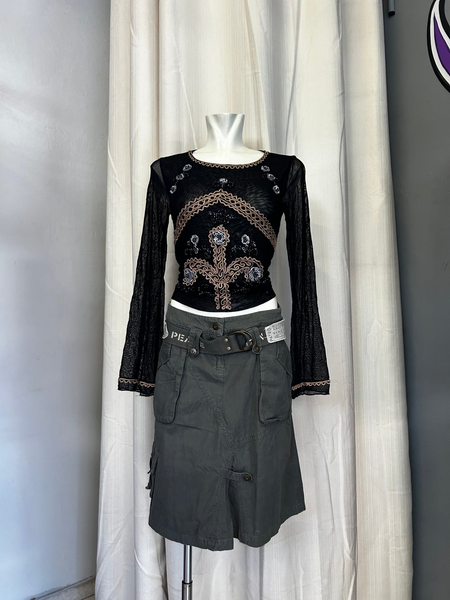 Vintage terranova mesh top
