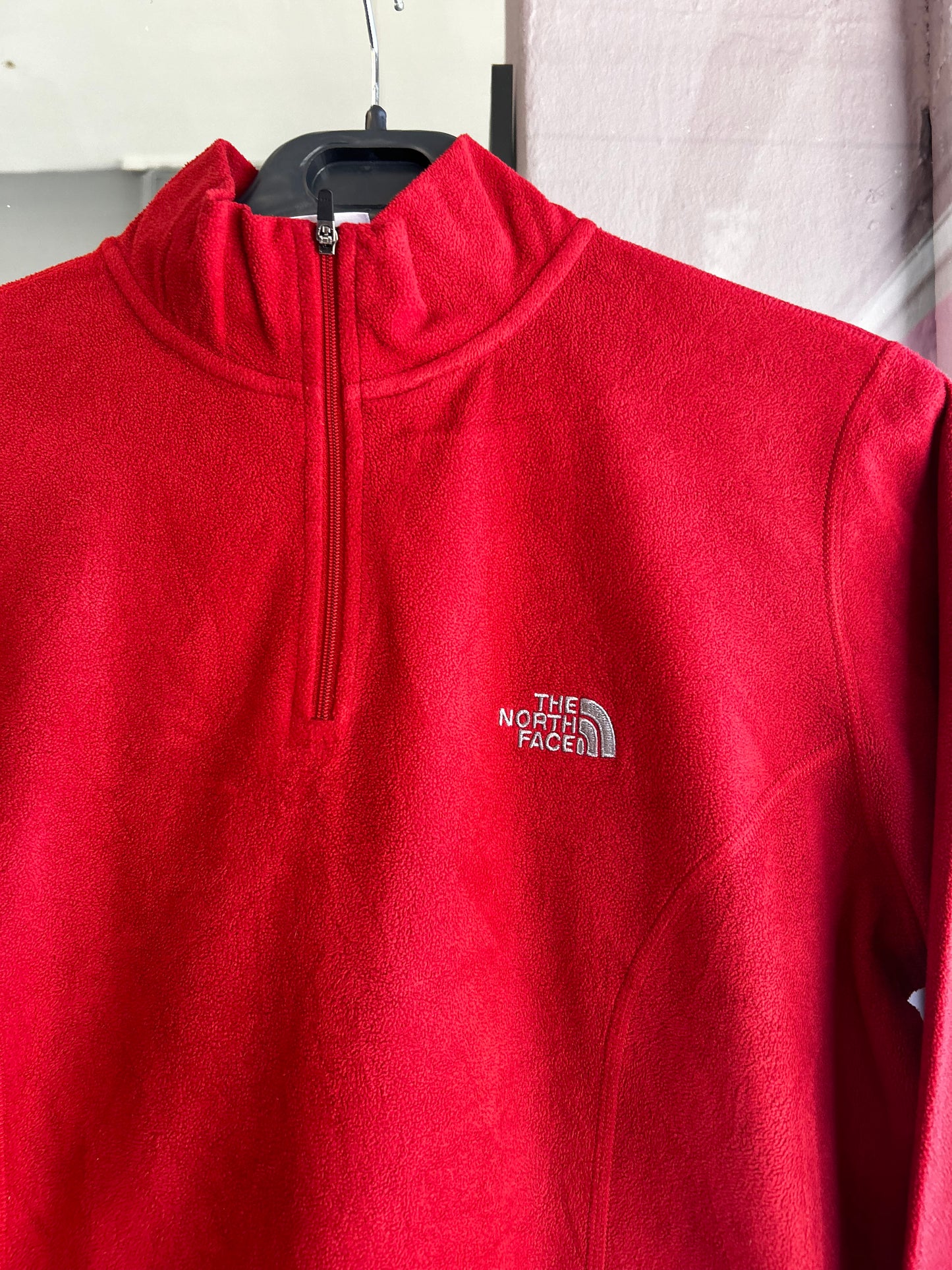 North face red fleece