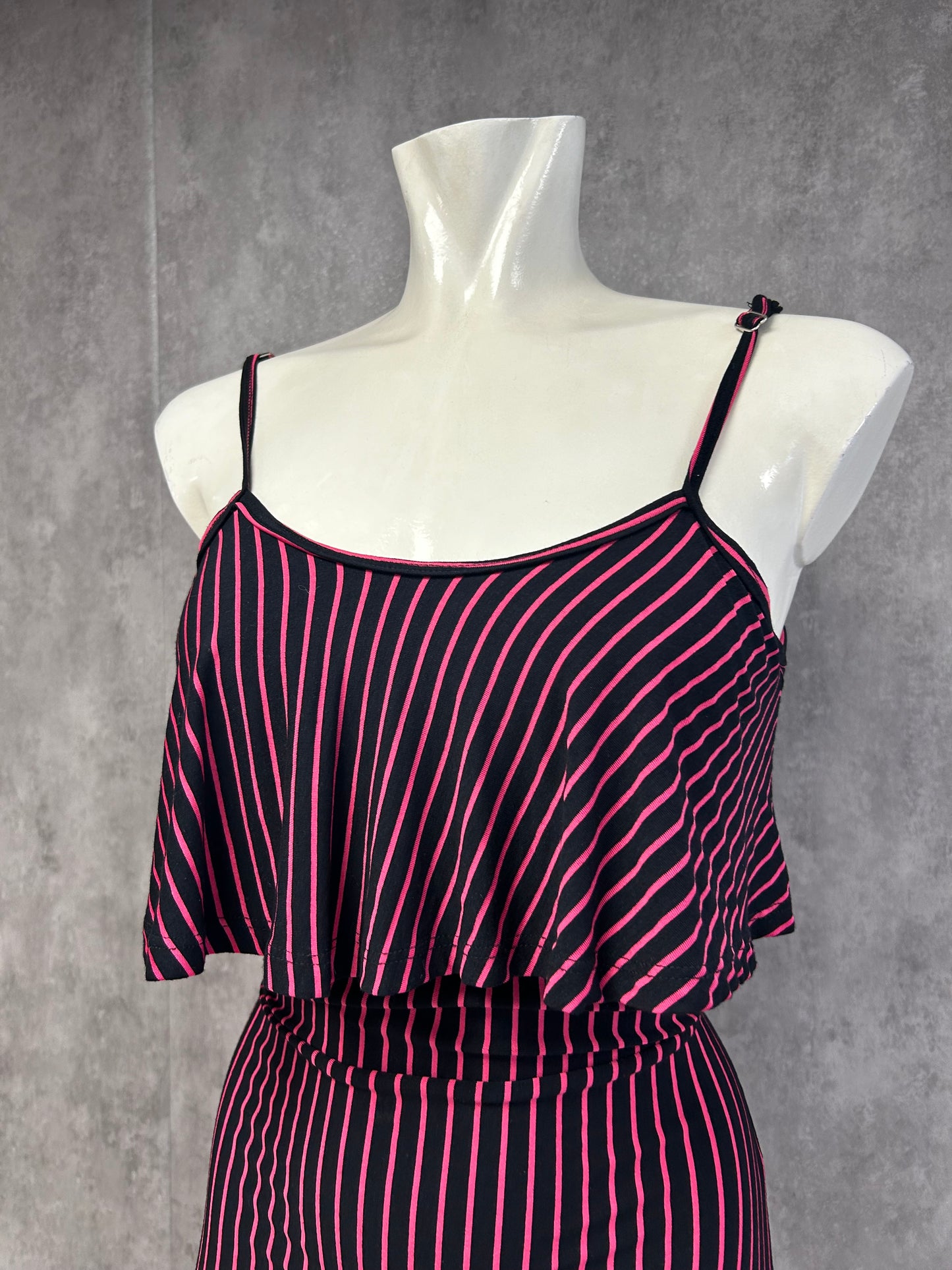 Y2K mini striped dress