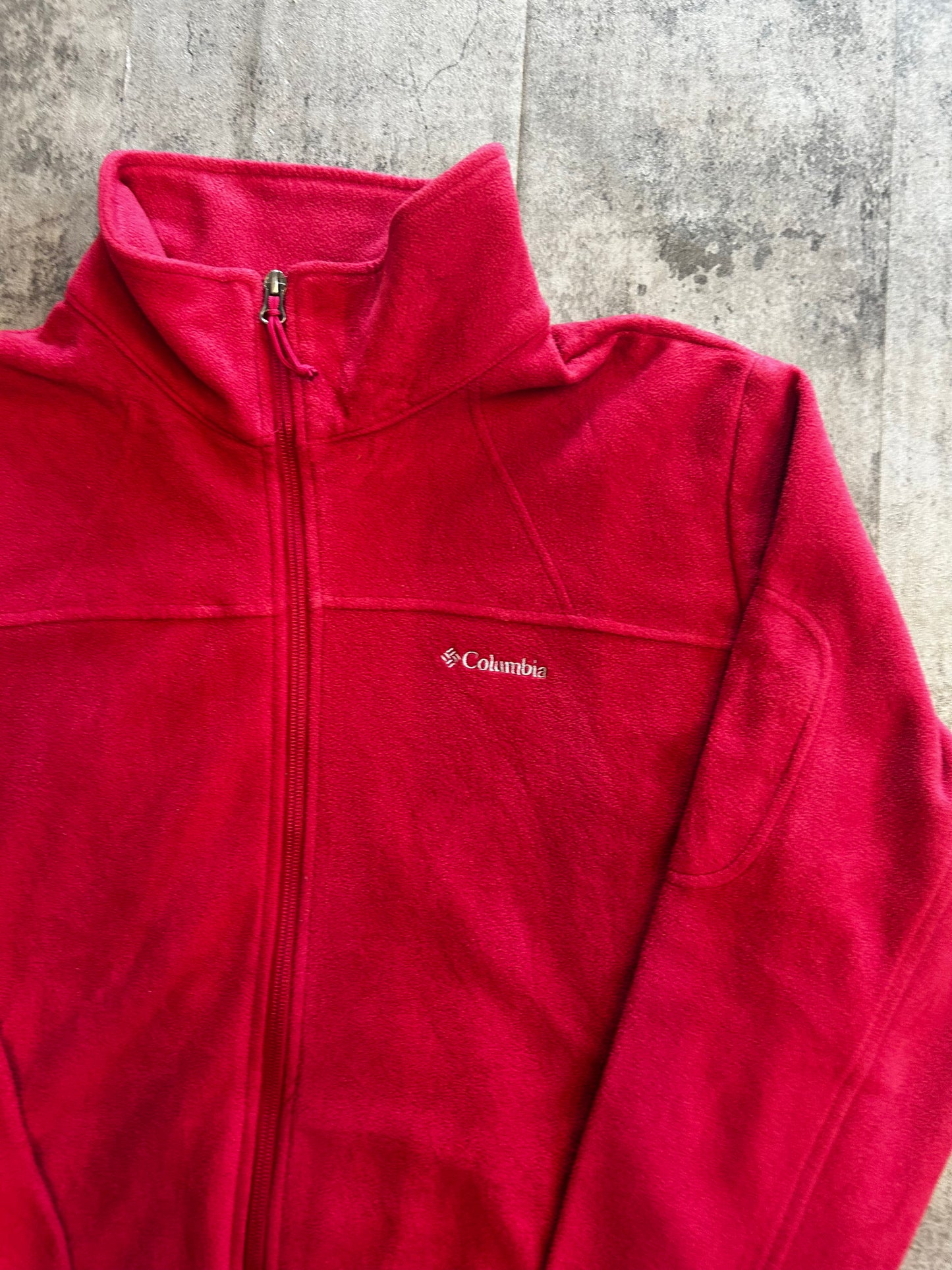 Columbia pink fleece jacket