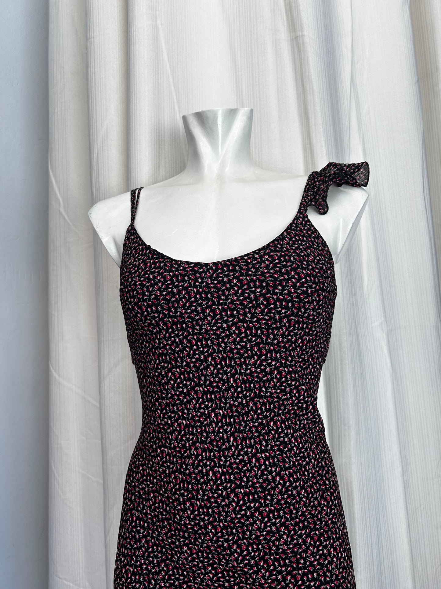 Vintage mesh maxi dress