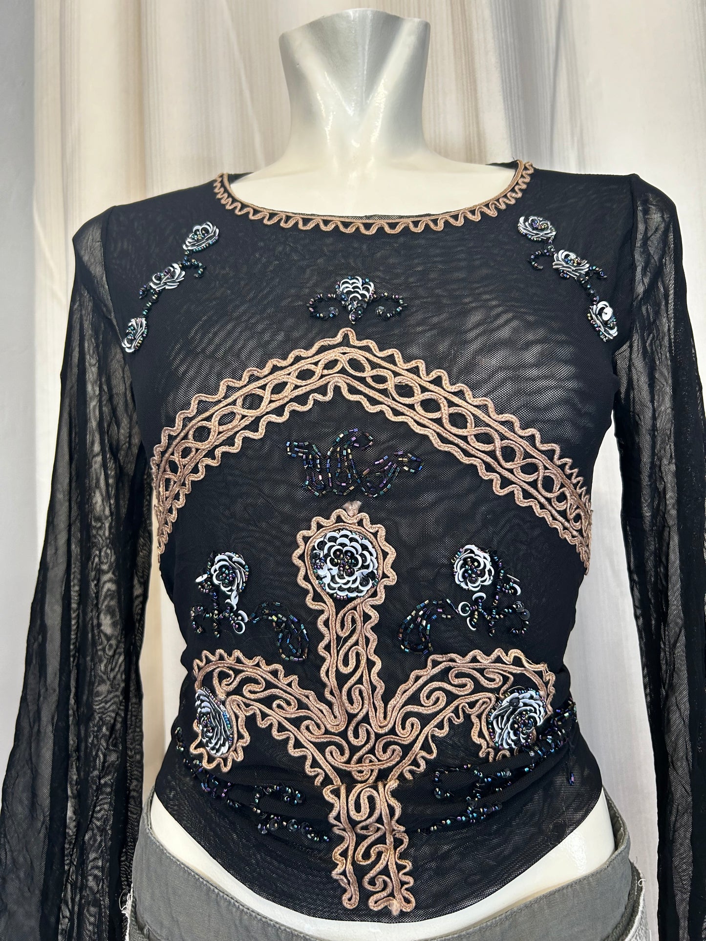 Vintage terranova mesh top