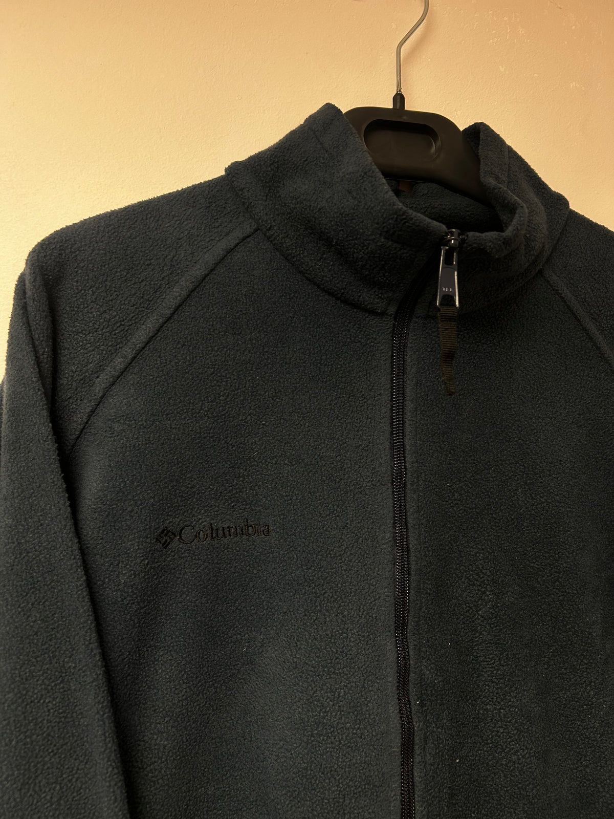 Columbia dark blue fleece jacket