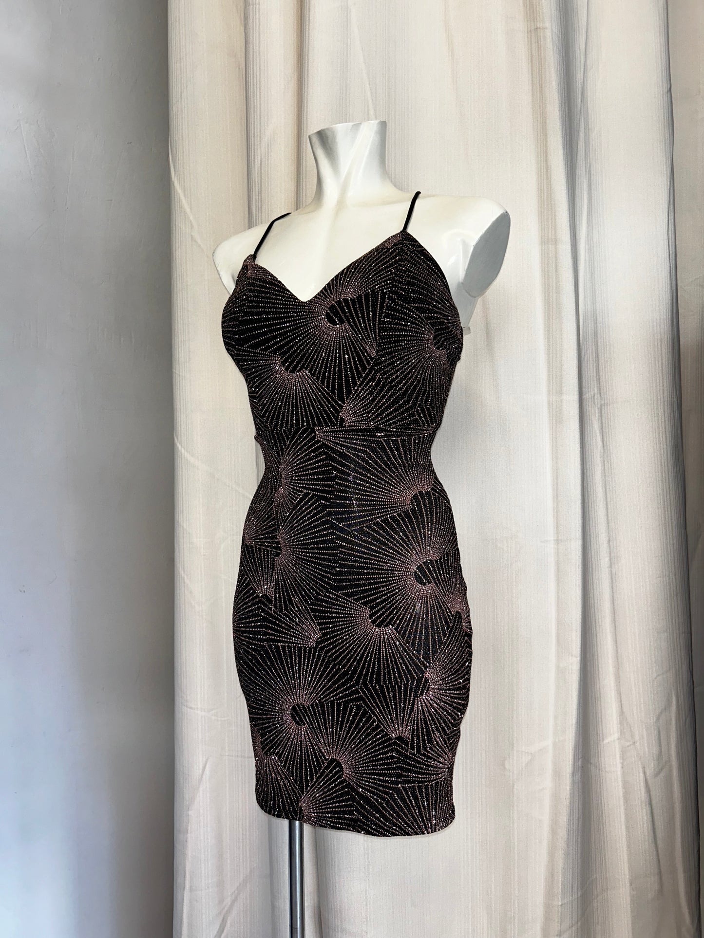 Olive tree sparkly dress