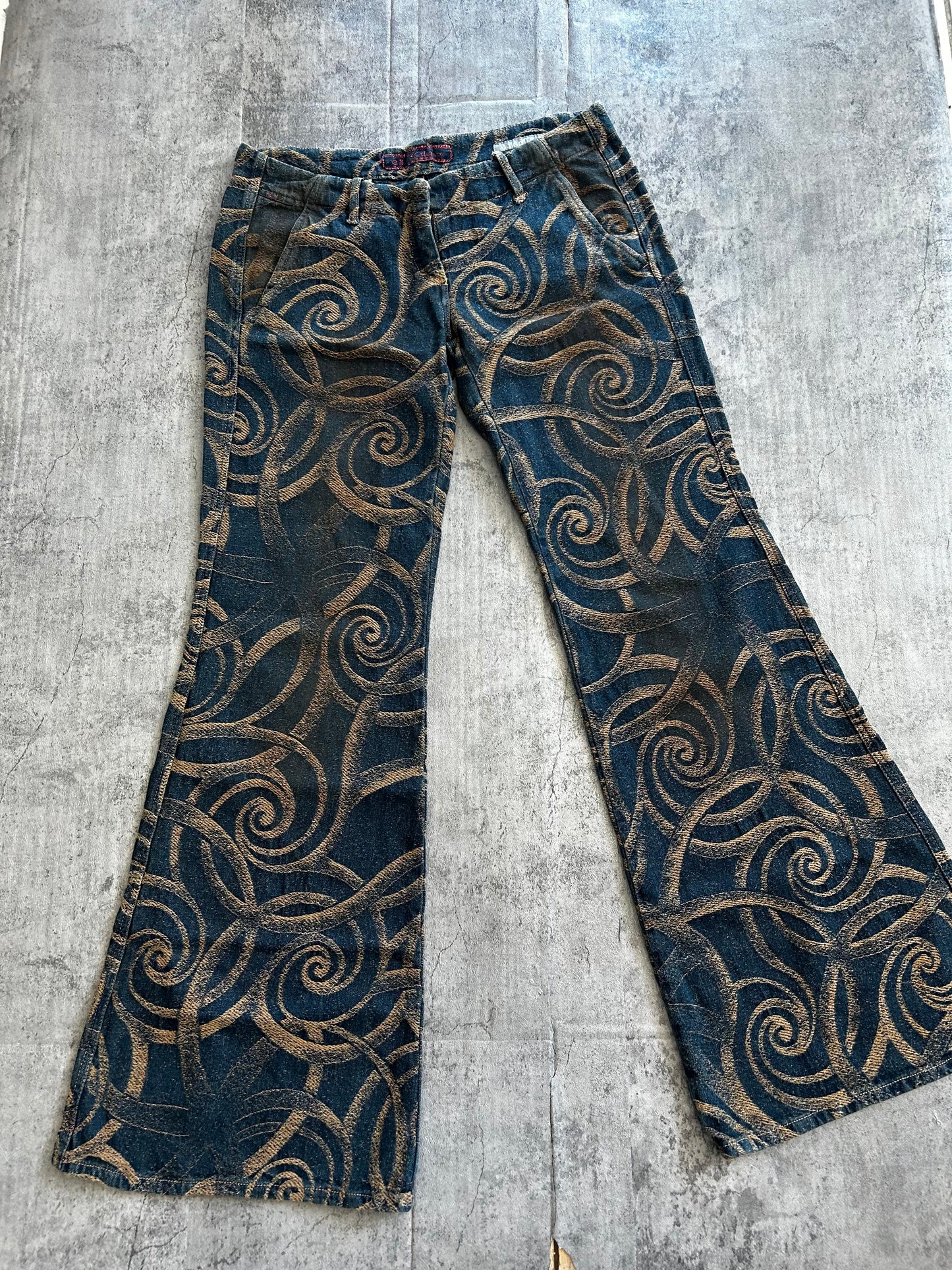 Y2K low rised denim pants