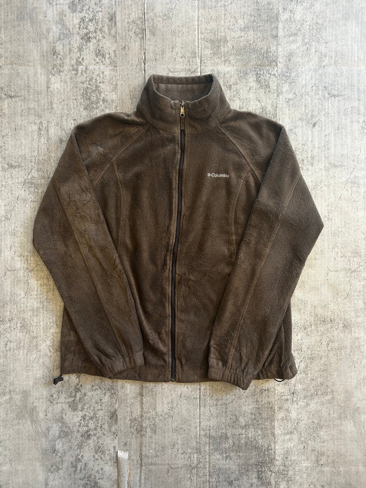 Brown fleece jacket
