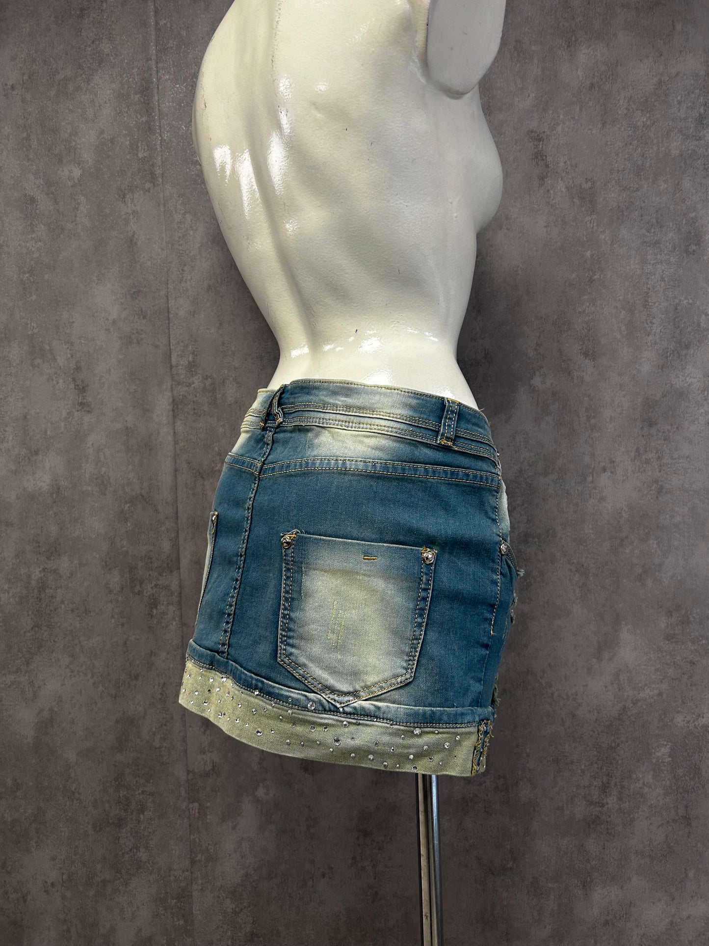 Y2K mini elastic skirt