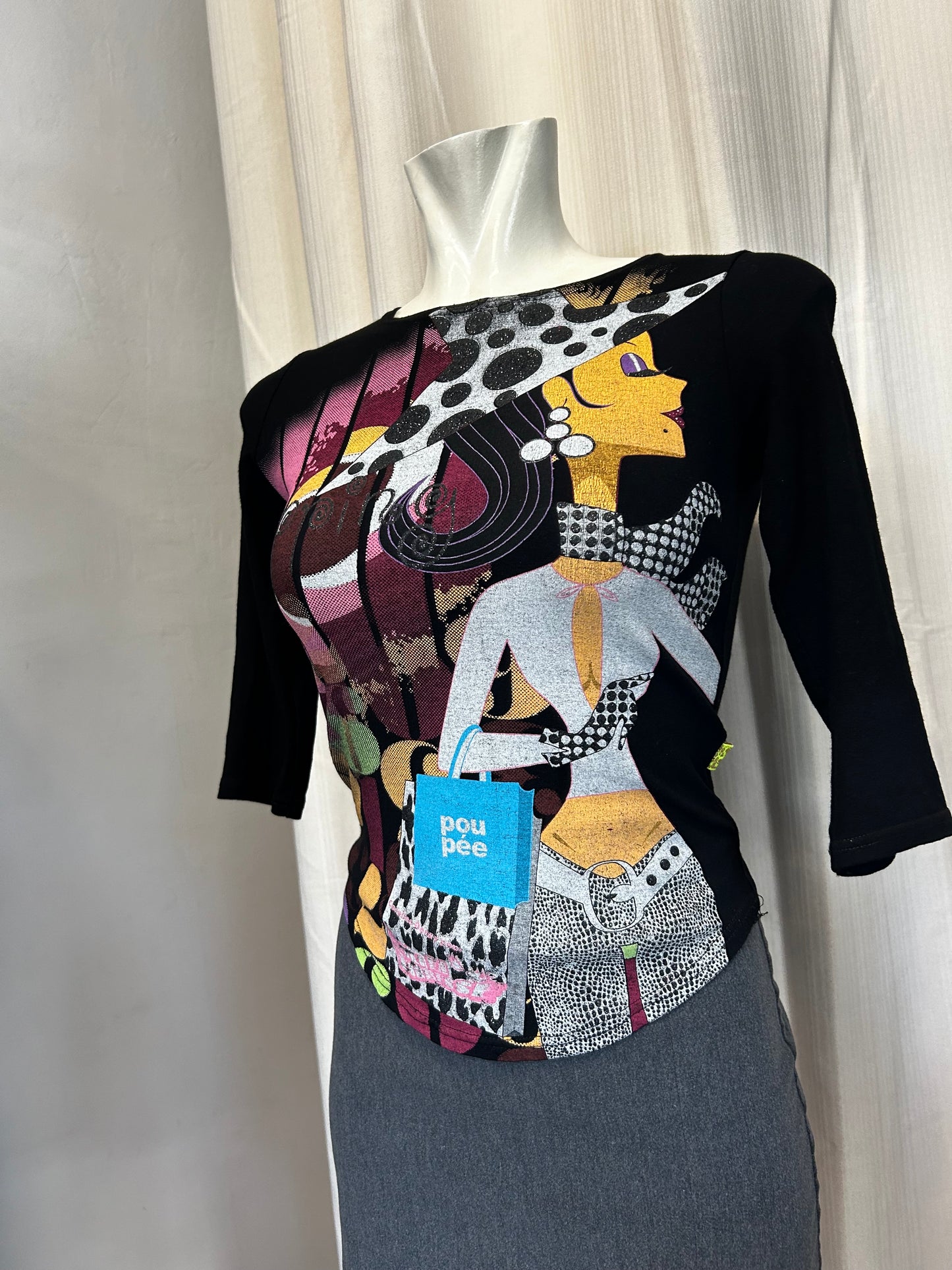 Y2K graphic top
