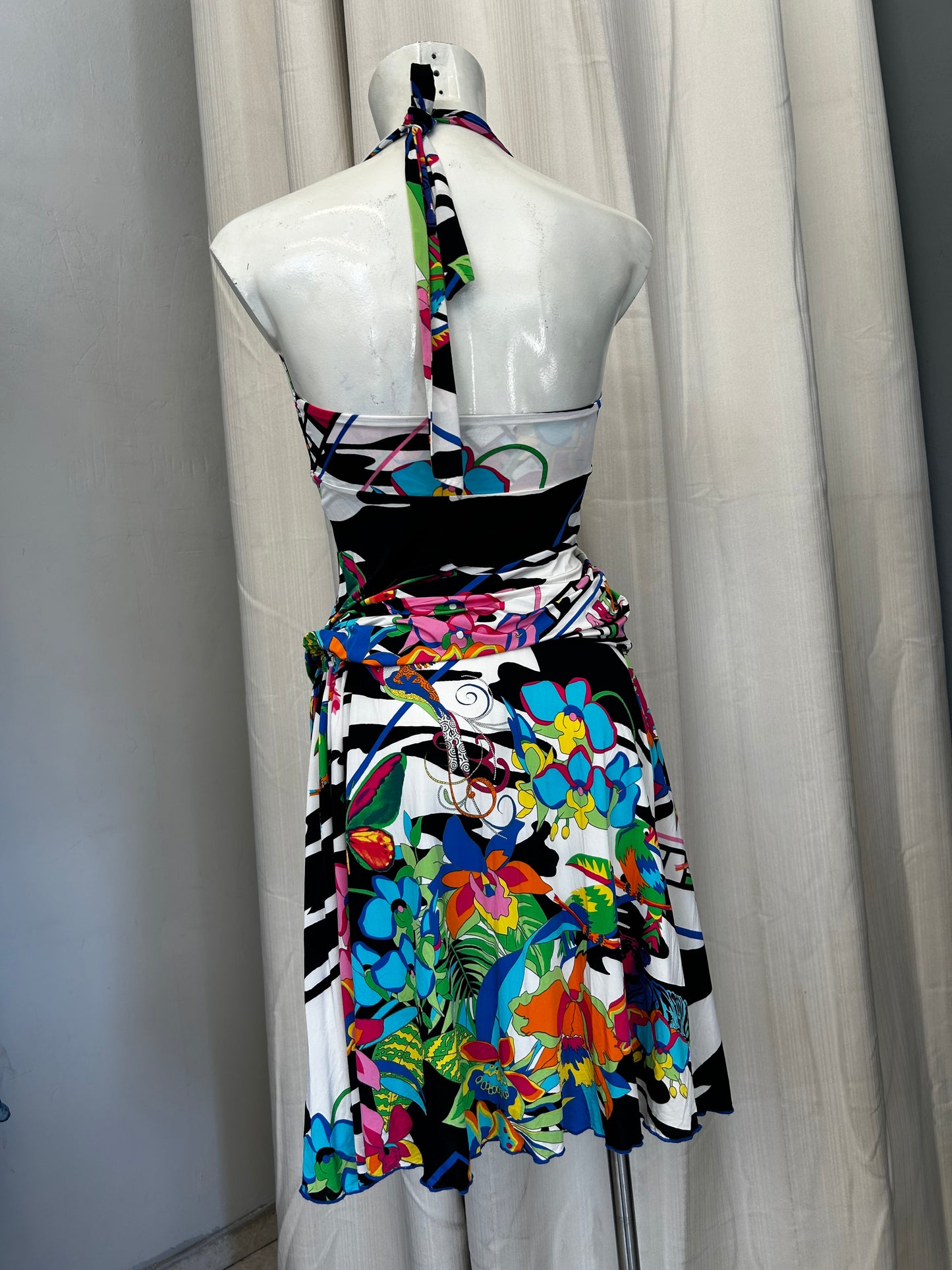 Y2K patterned dress