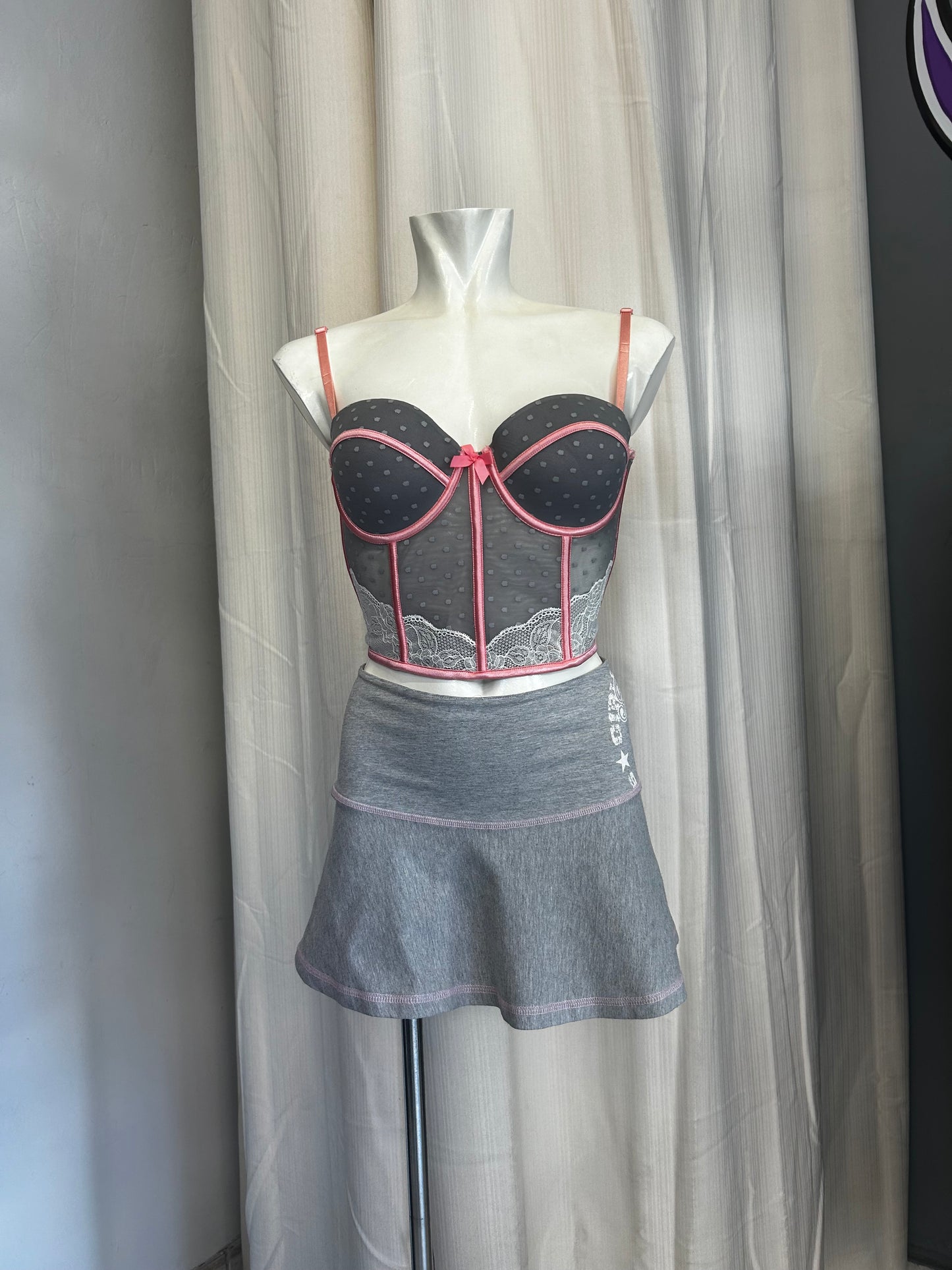 Polka dot corset