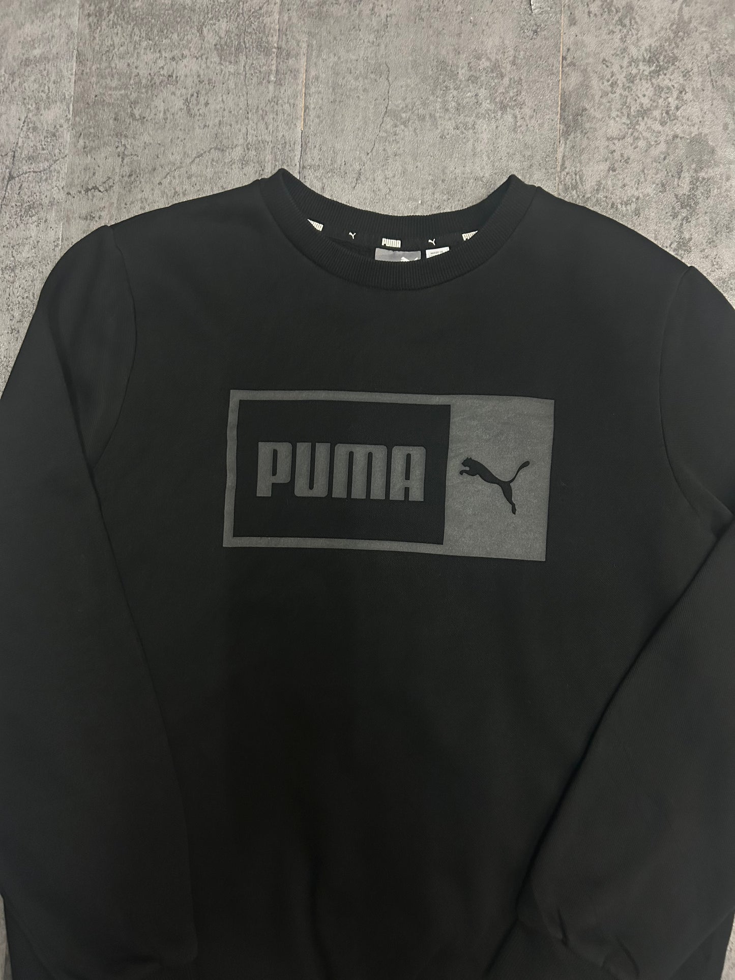 Puma black crewneck