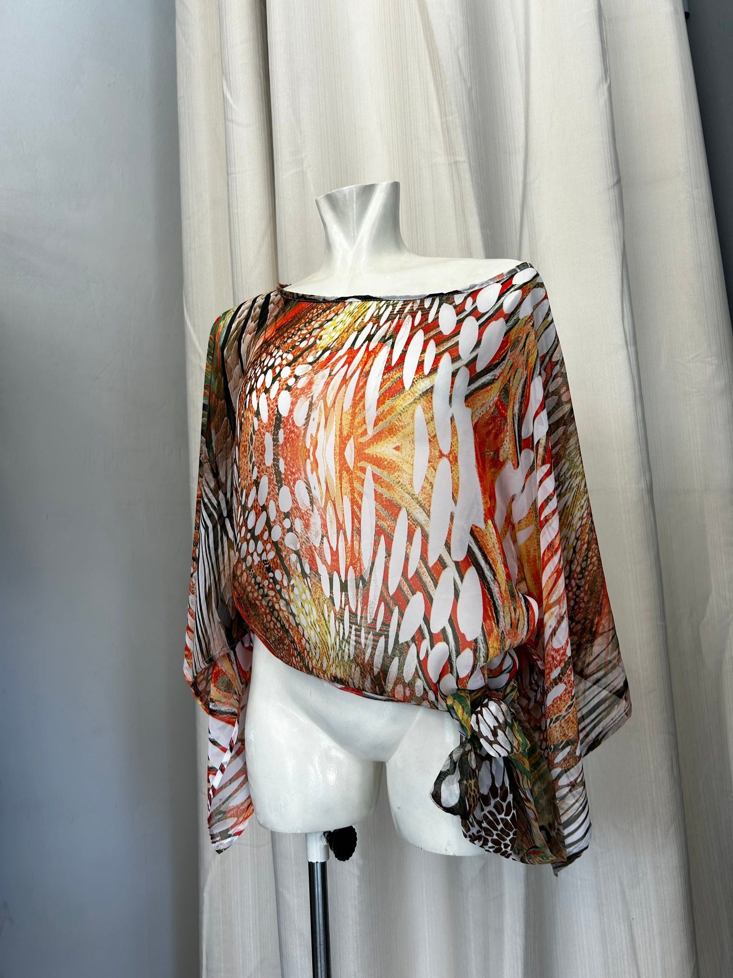 Patterned mesh top