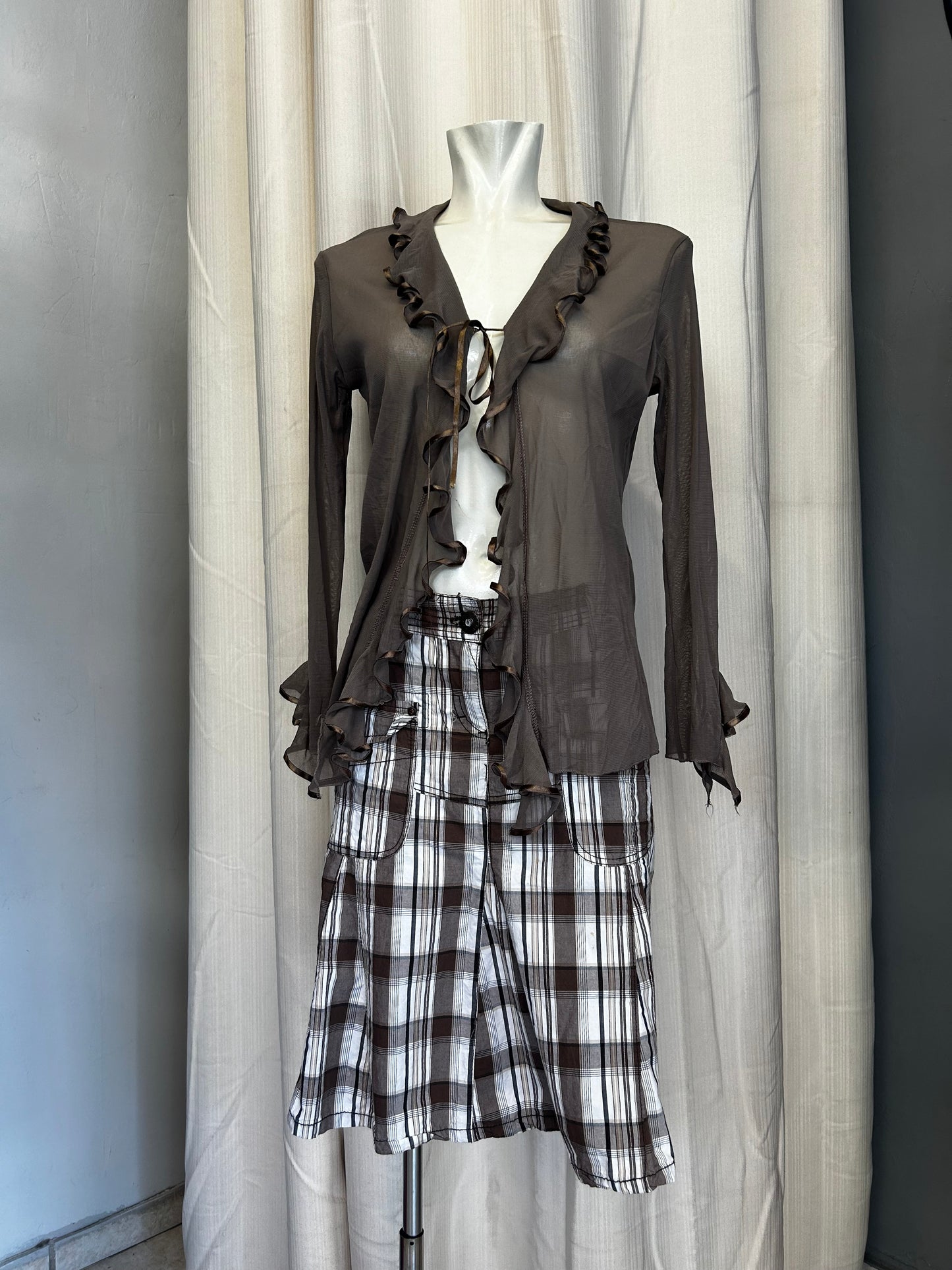 Vintage mesh cardigan
