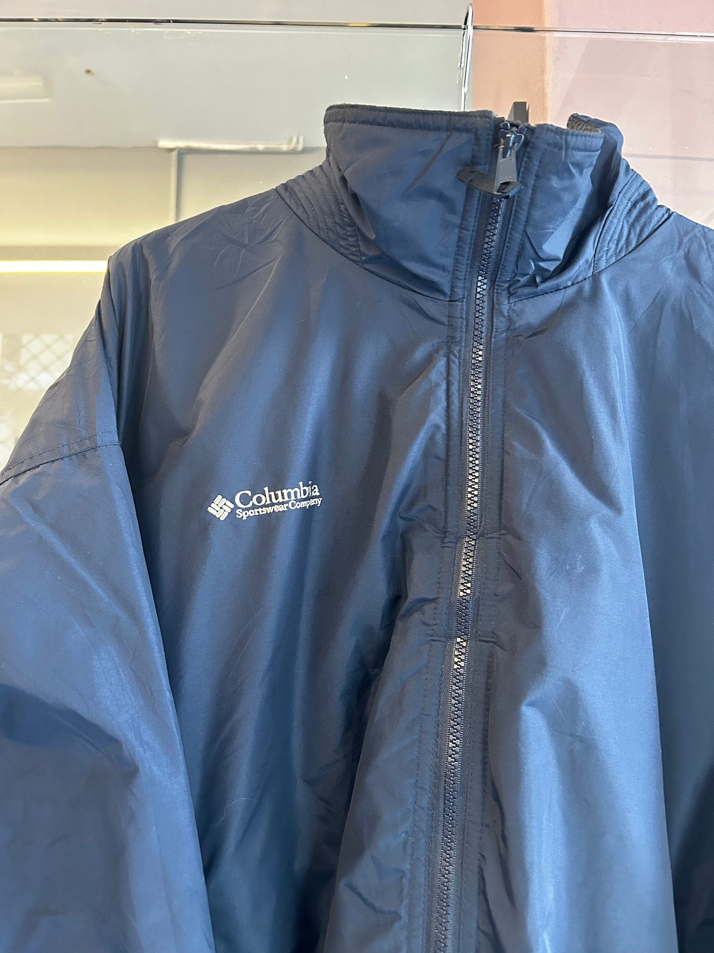 Columbia dark navy bomber jacket