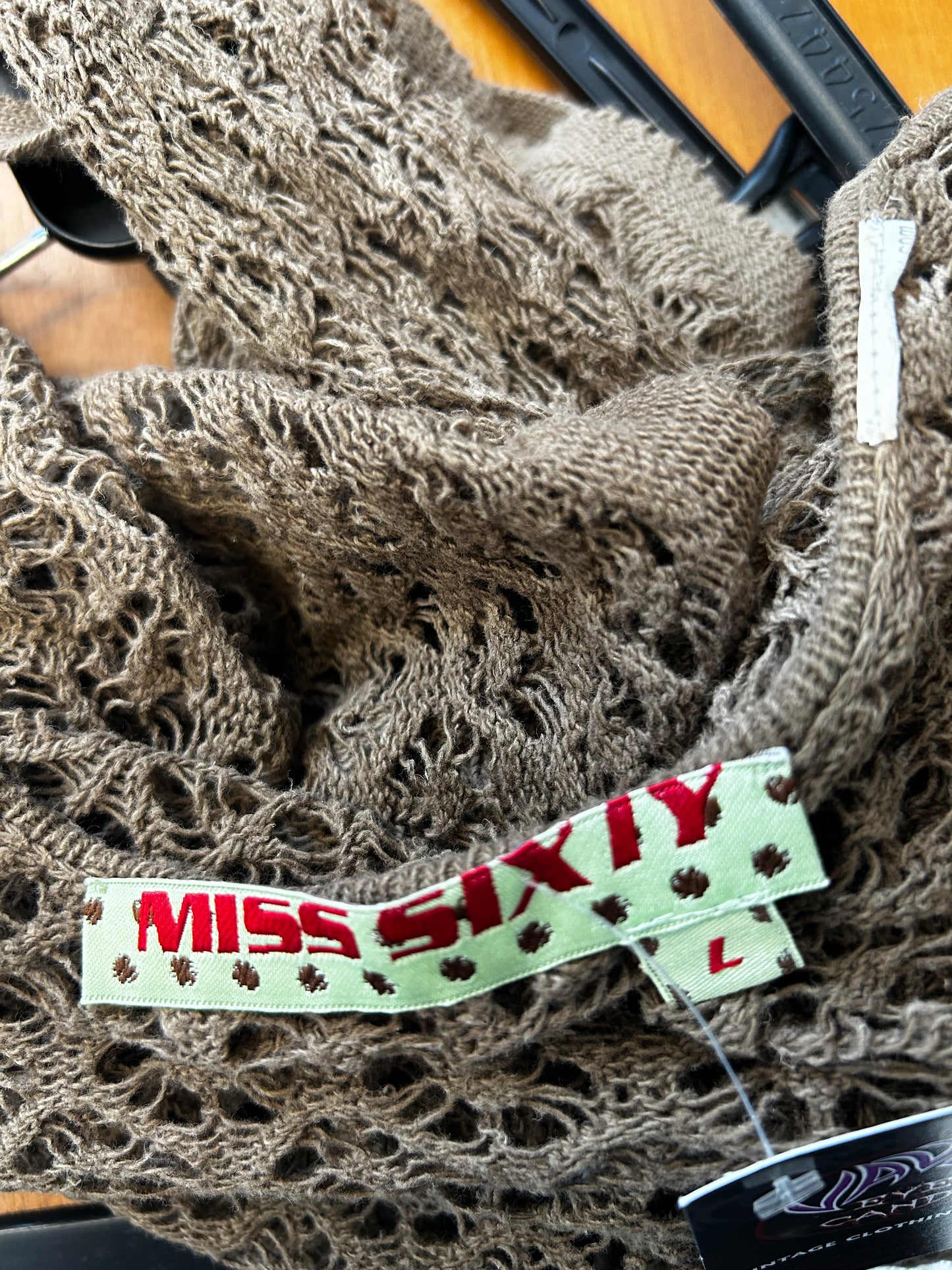 Miss sixty crochet cropped cardigan