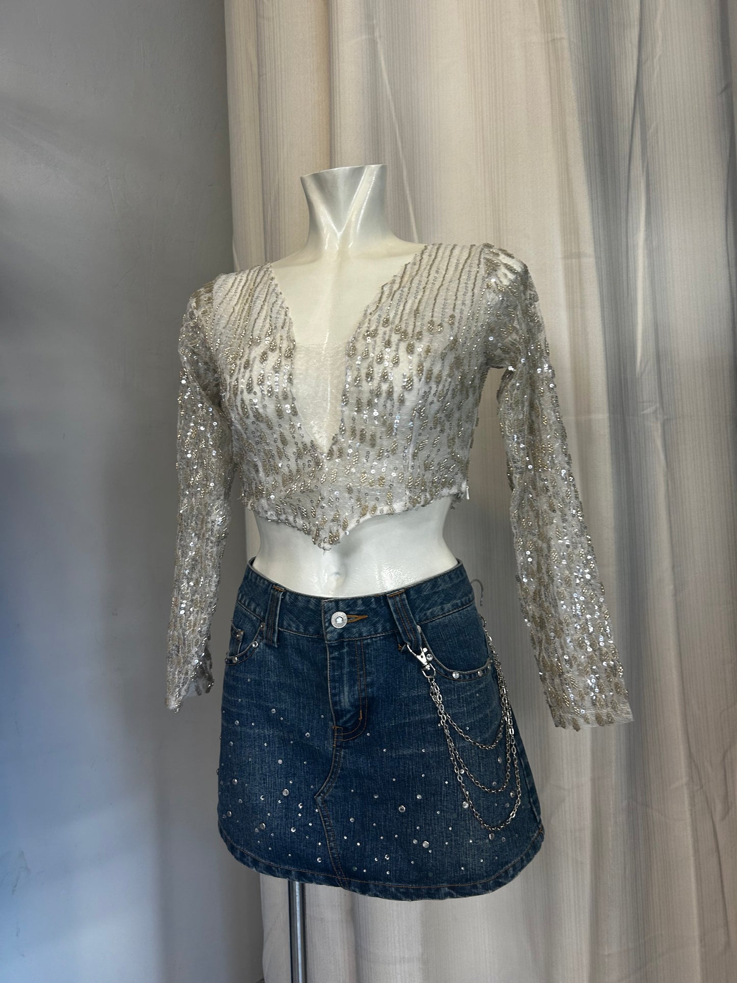 Sequin top