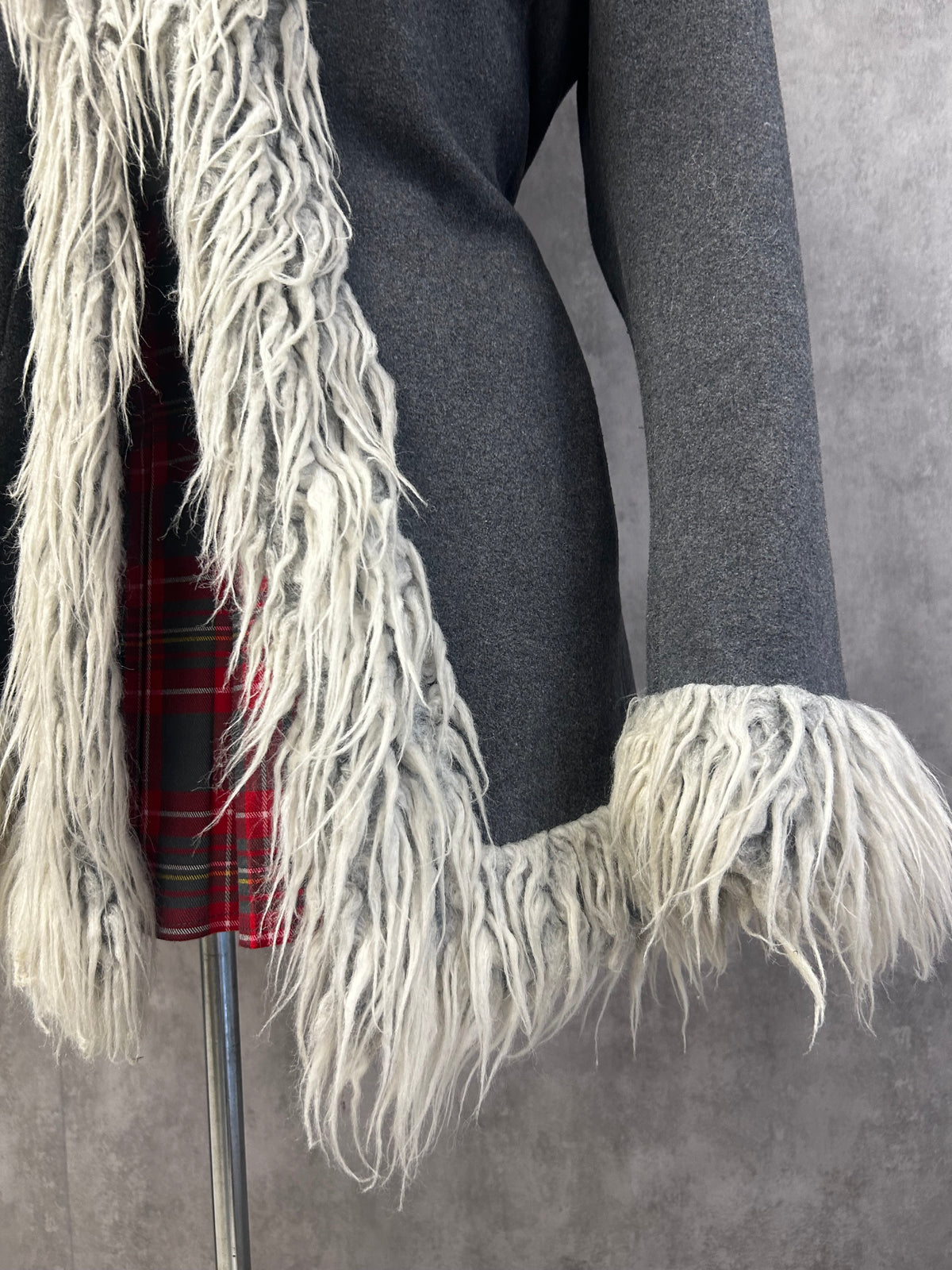 Vintage wool Afghan coat