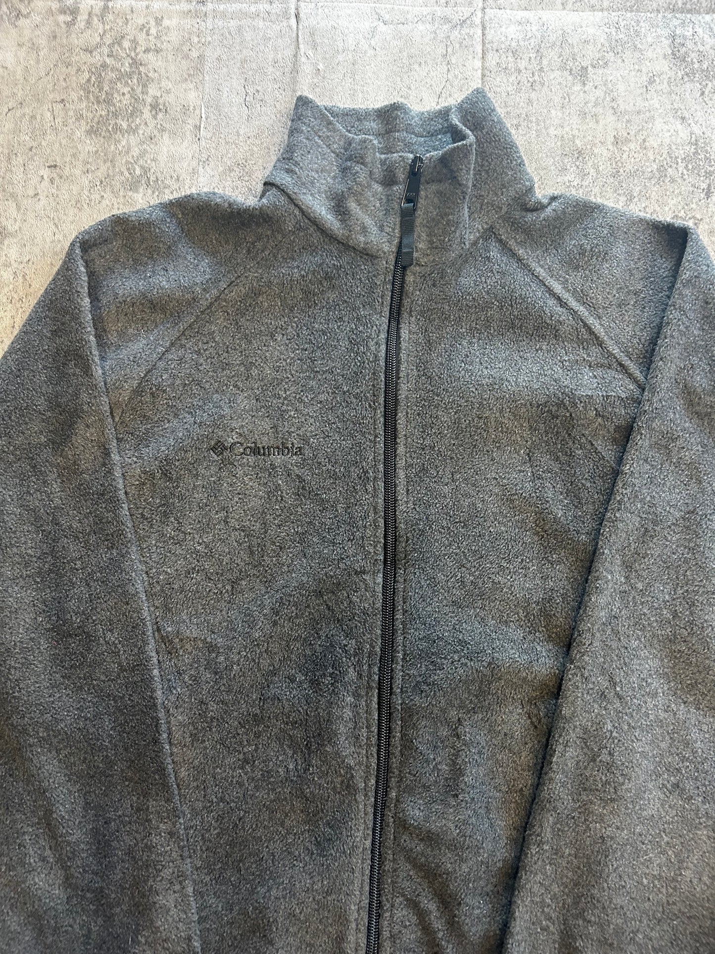 Columbia grey fleece jacket