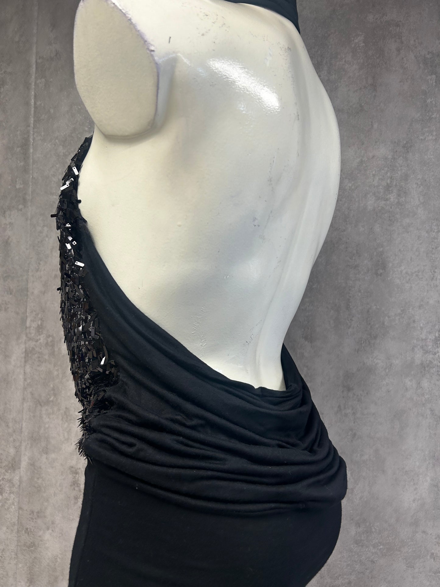 BSB sequin backless mini dress