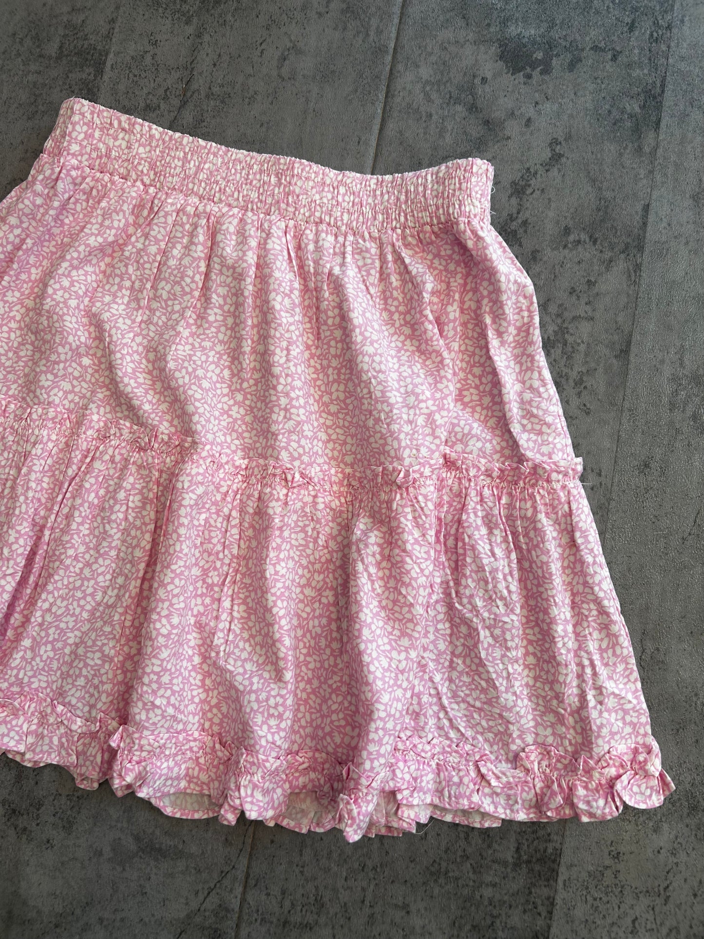 Pink coquette skirt
