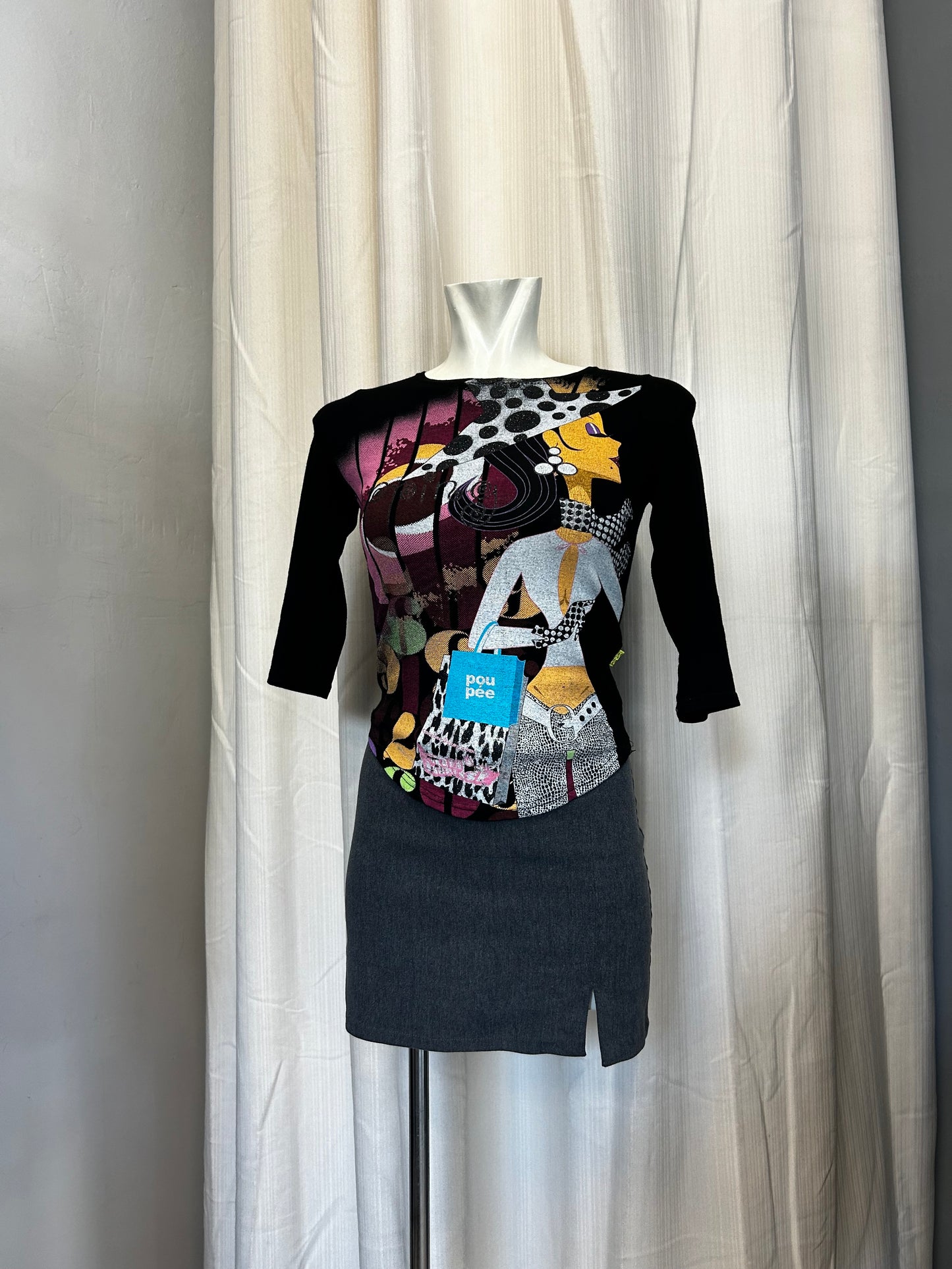 Y2K graphic top