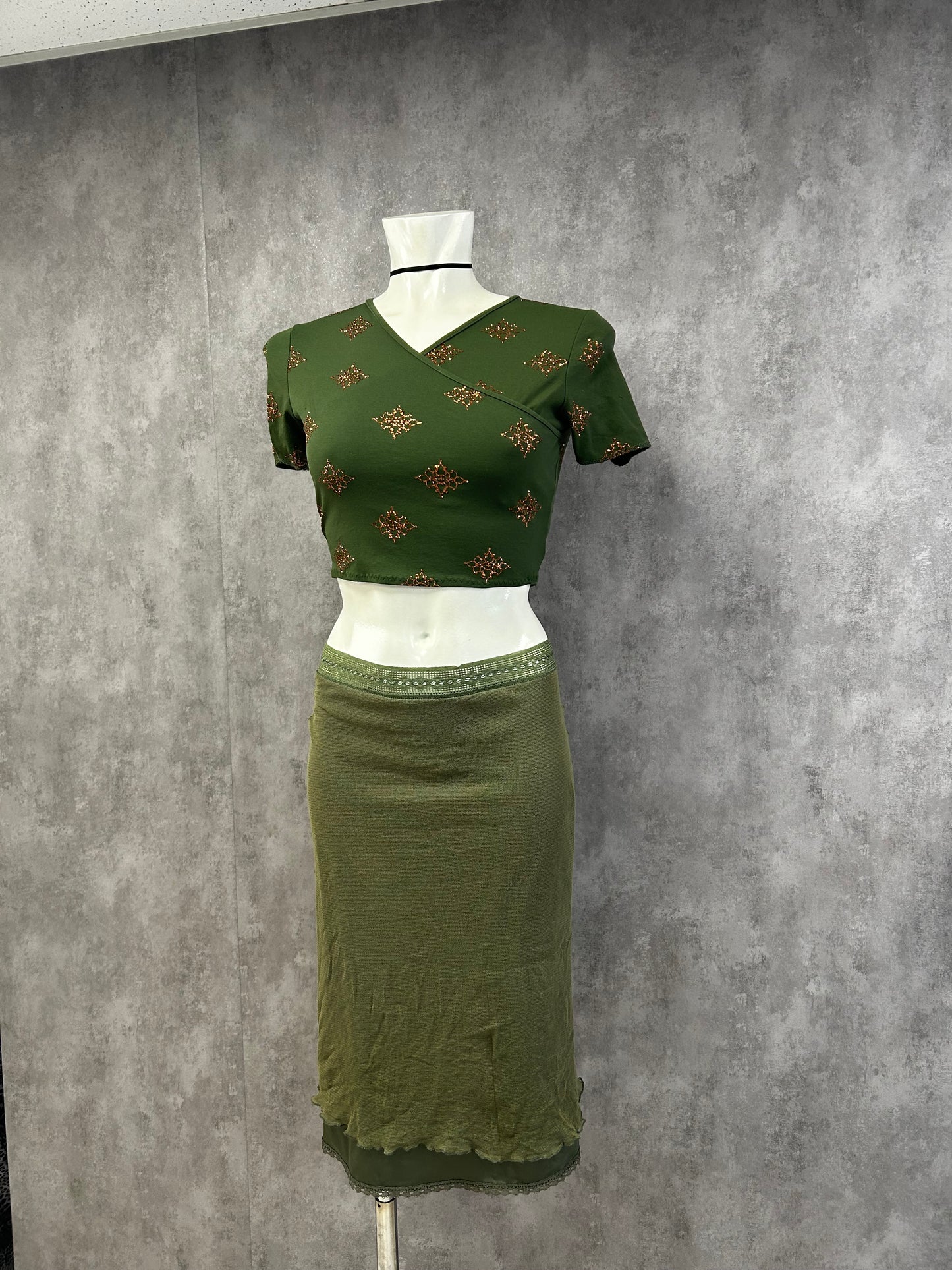 Kookai mesh skirt
