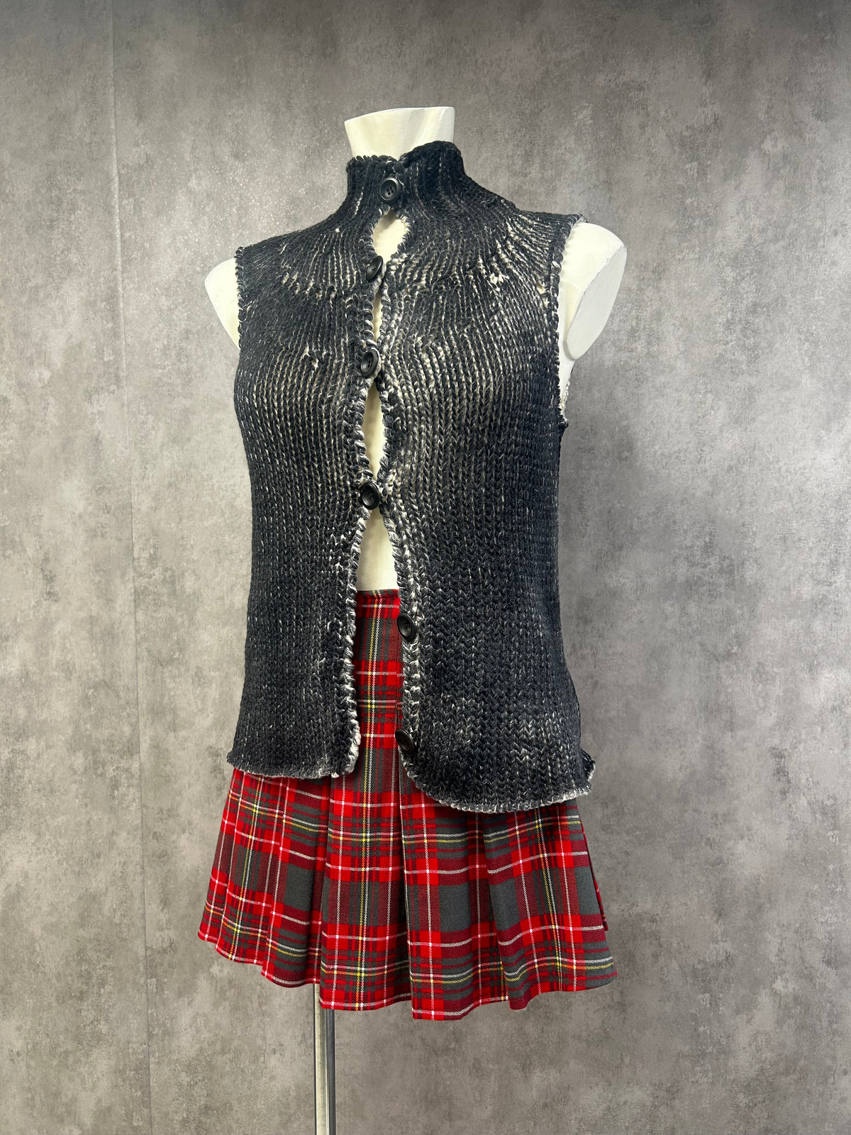 Y2K 100% cashmere knitted top