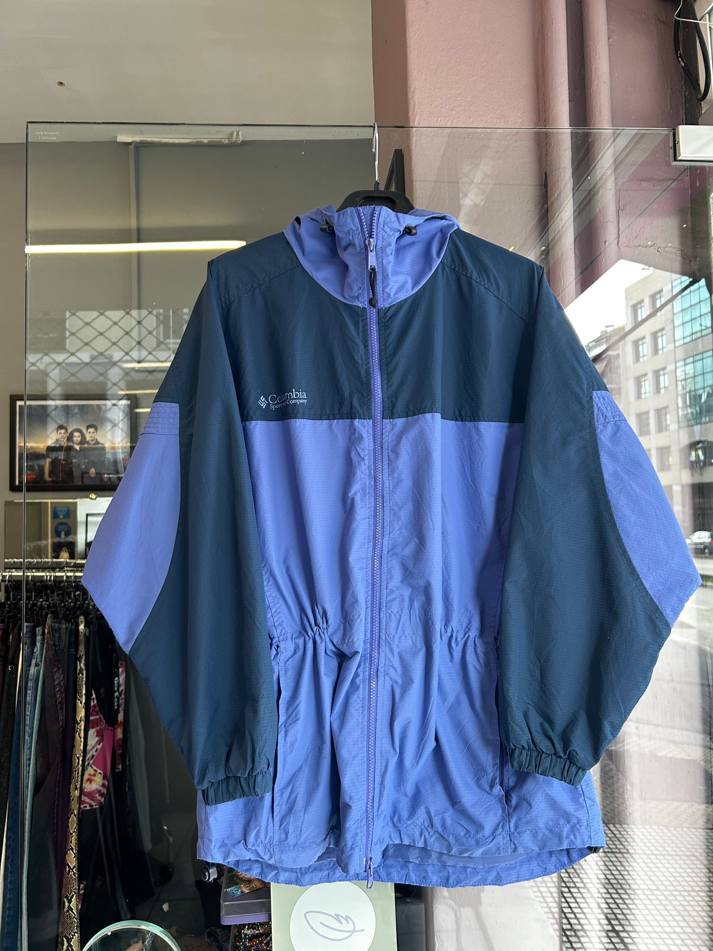 Columbia purple waterproof jacket