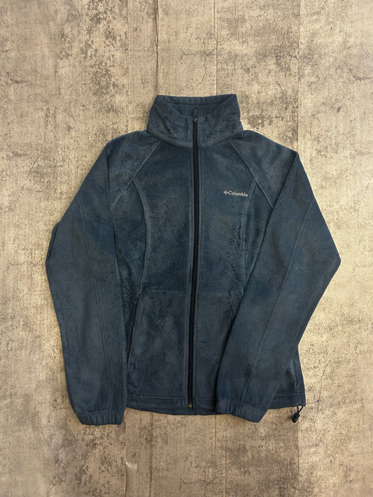 Columbia dark blue fleece jacket