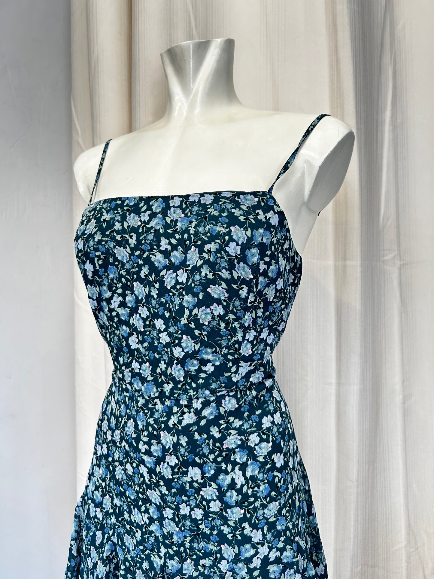 Floral mesh dress