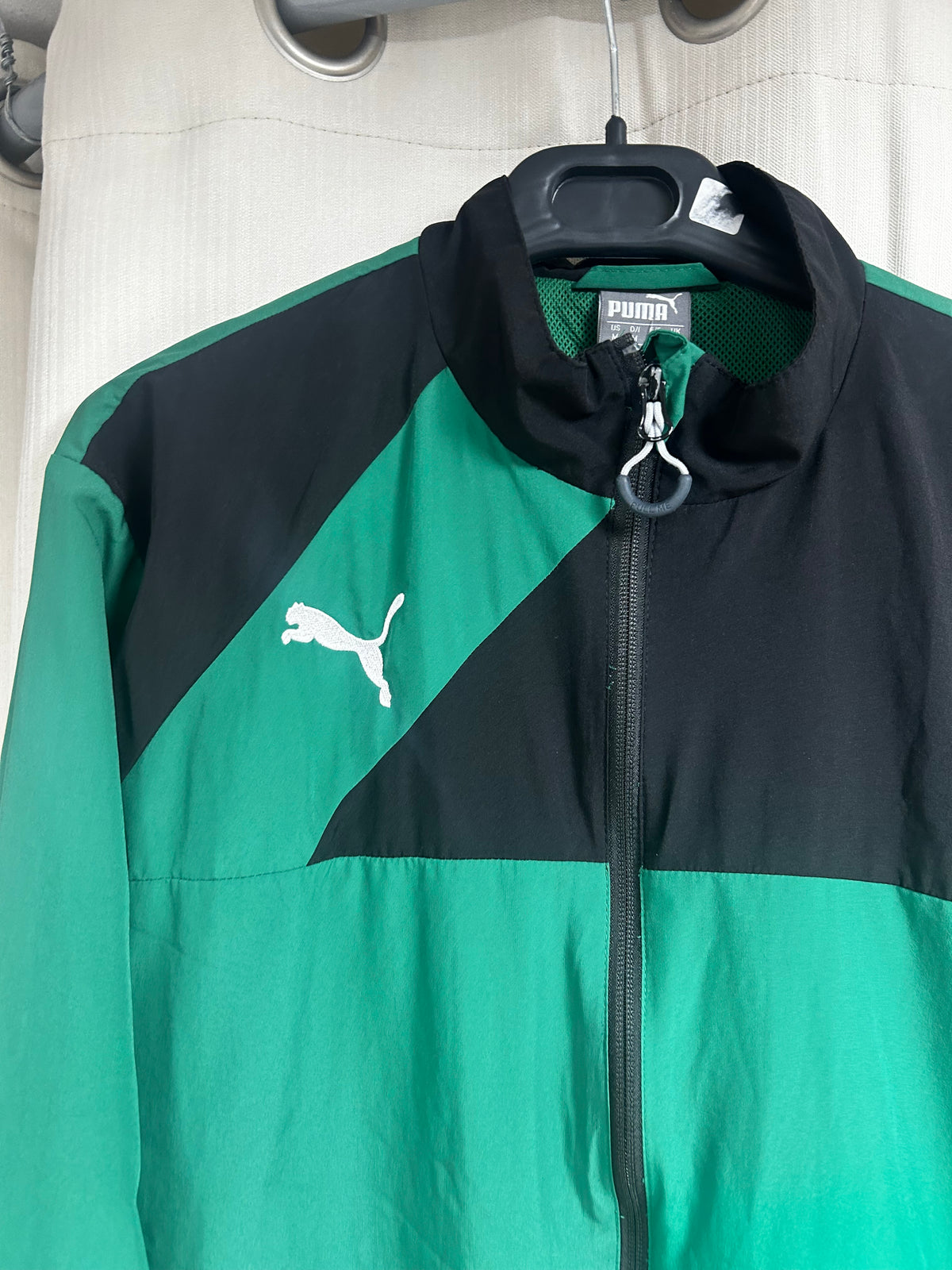 Puma green windbreaker