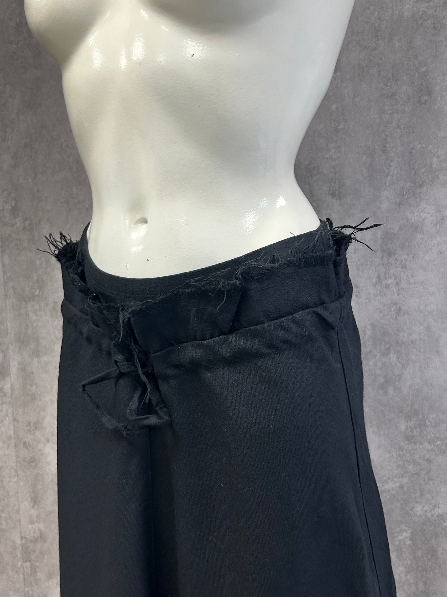 Vintage linen wool skirt