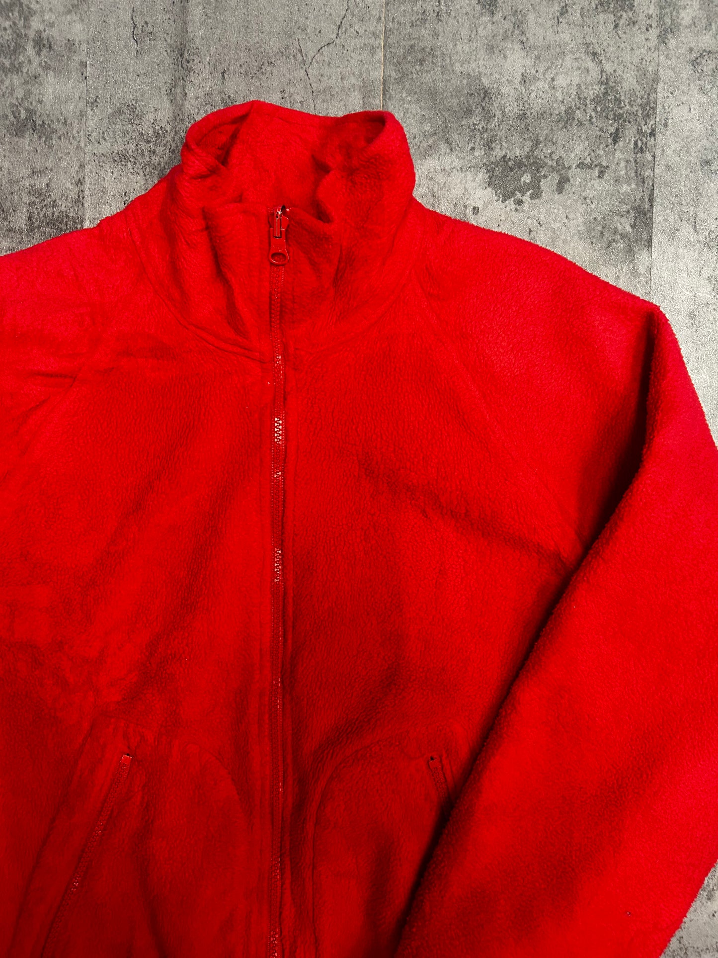 Columbia red fleece jacket