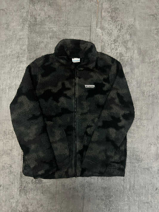 Columbia boucle thick fleece jacket