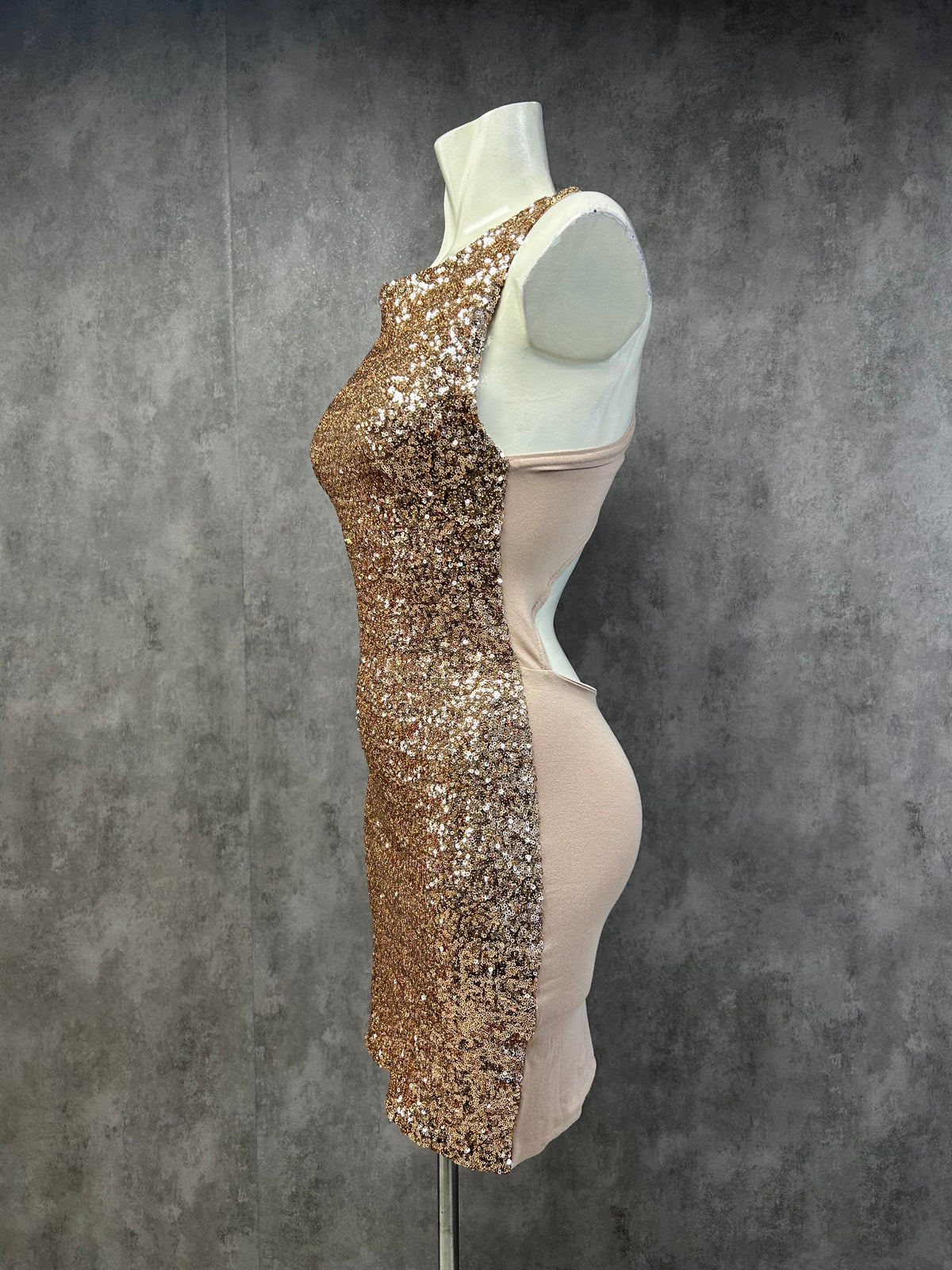 Top shop backless mini dress