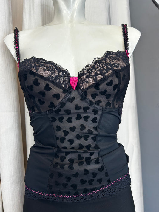 Coquette corset top