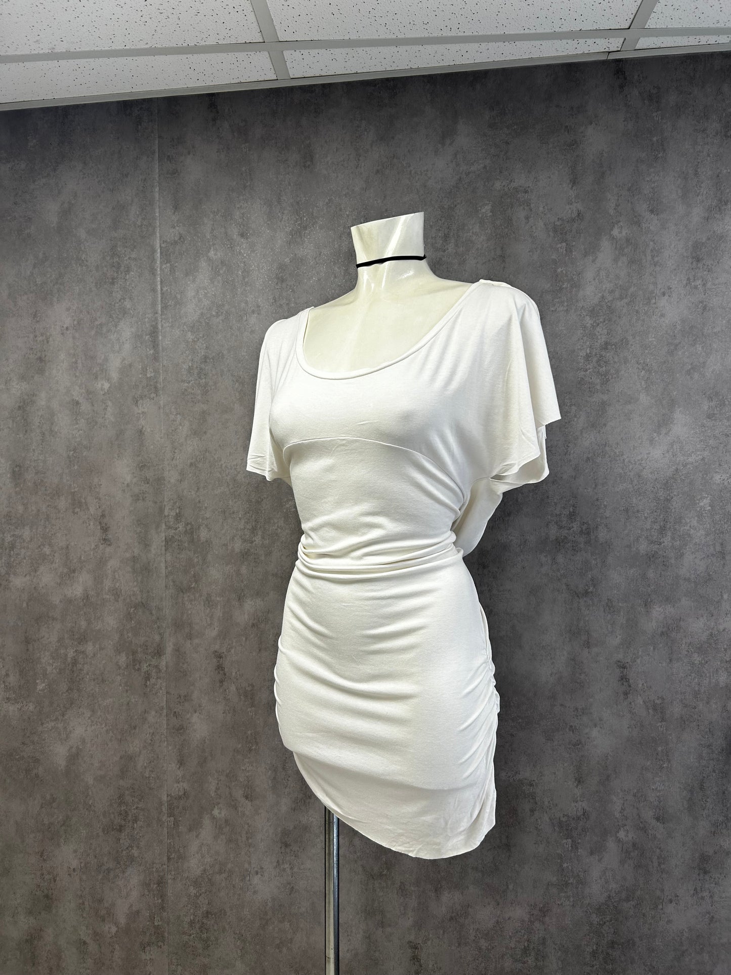 08s white mini dress