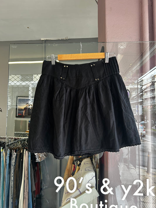Black alt skirt