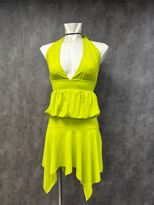 Y2K backless mini dress