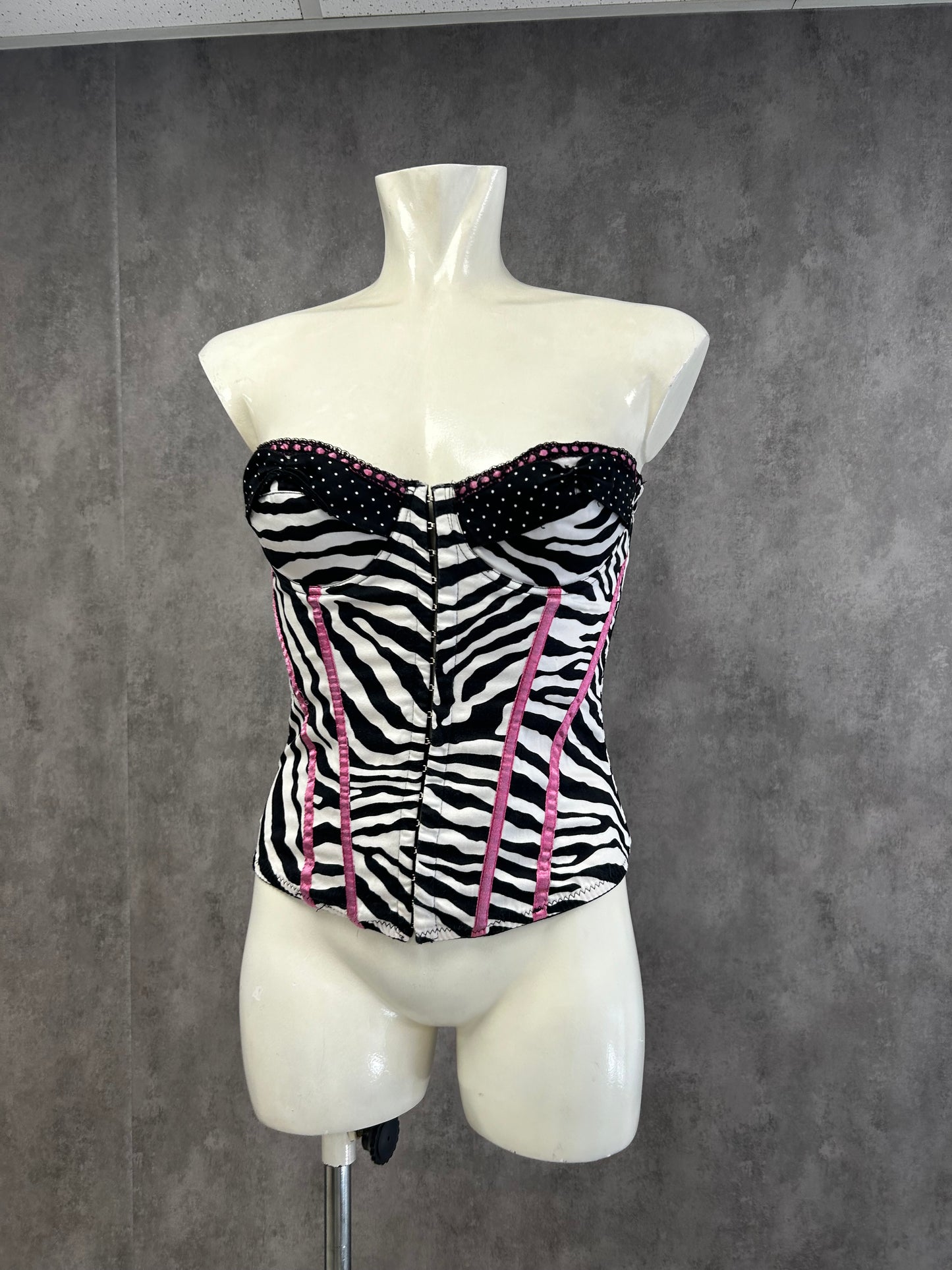 Vintage zebra print top