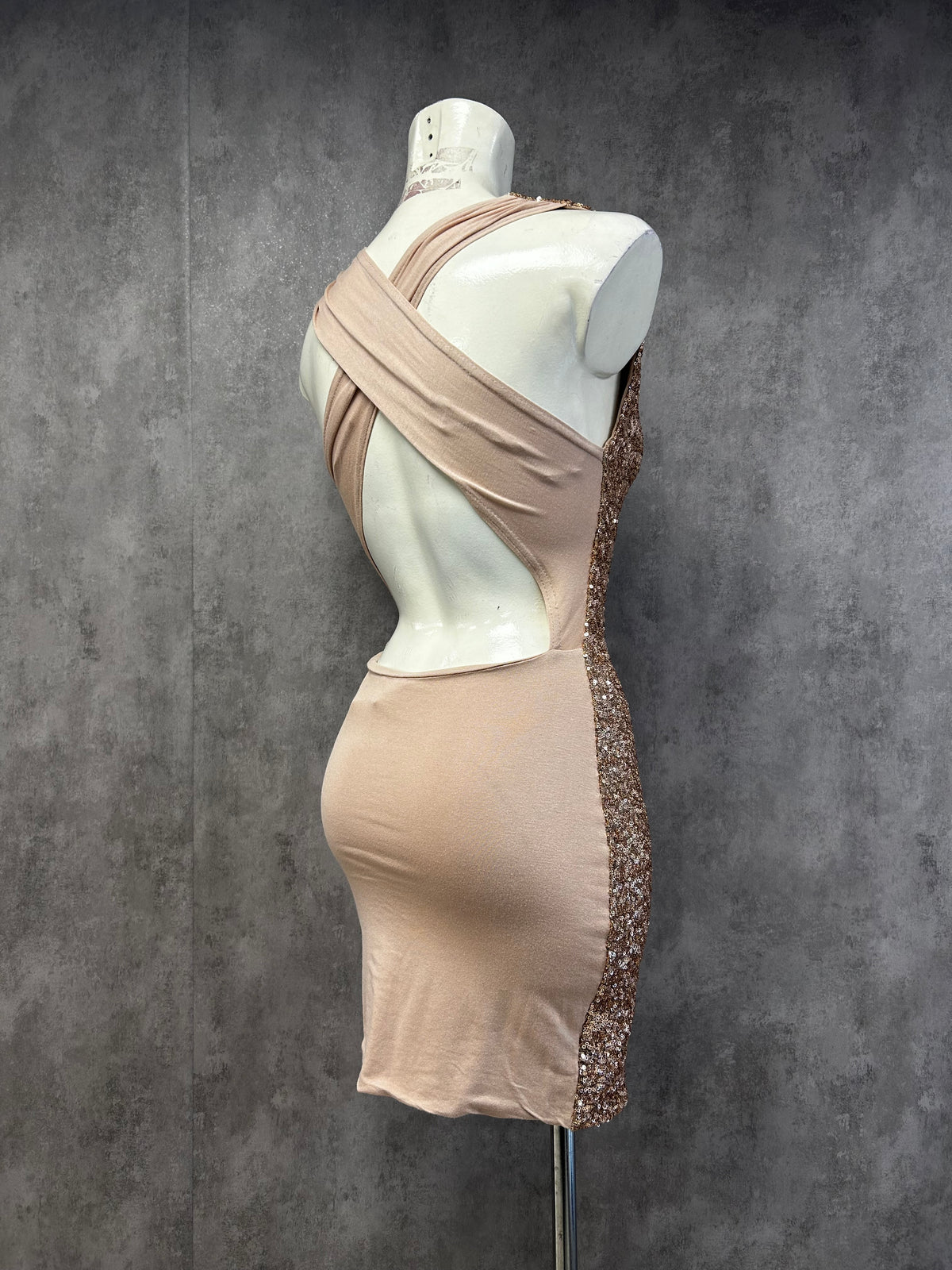 Top shop backless mini dress