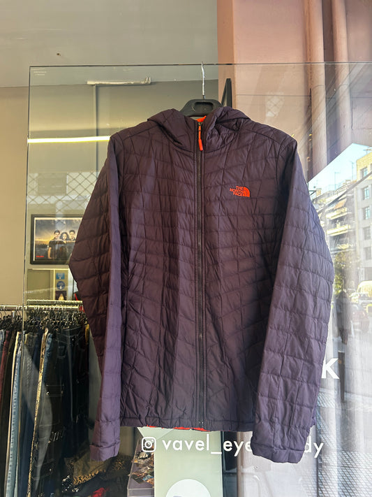 North face dark purple jacket